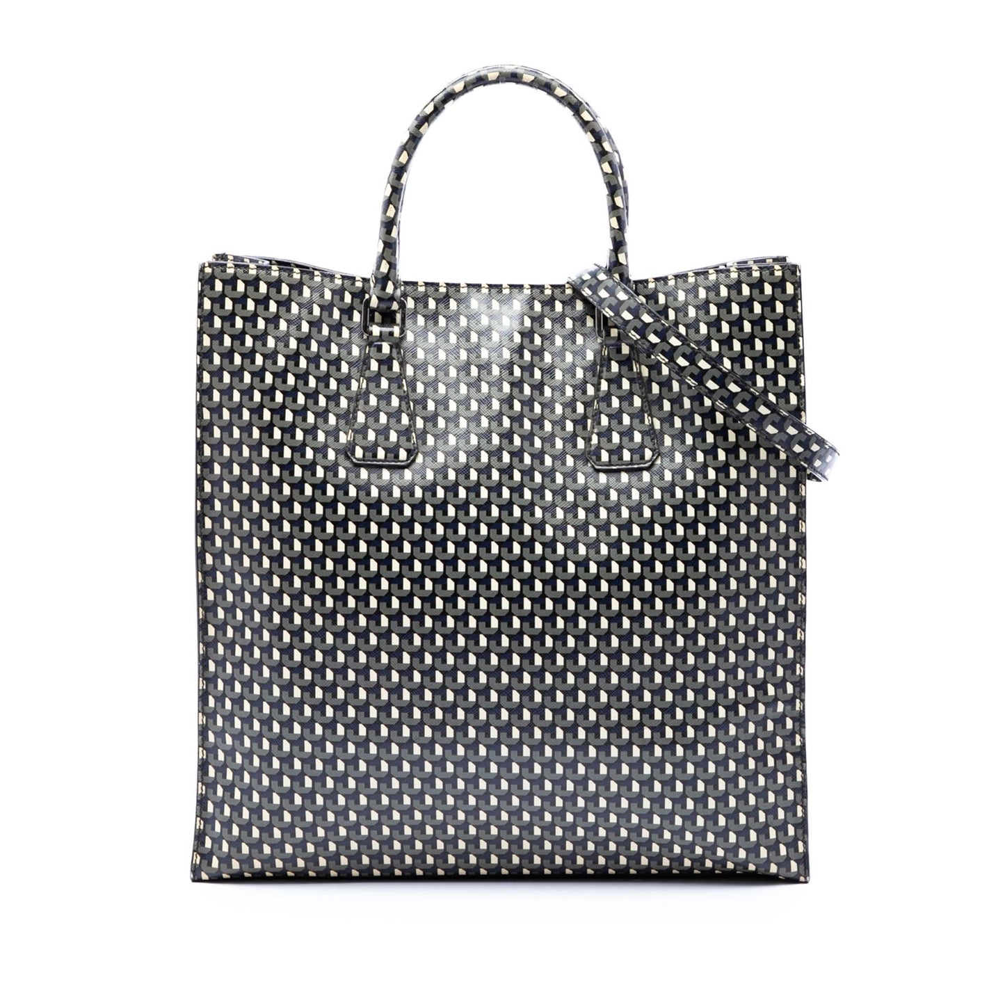 Prada Saffiano Stampato Shopping Tote