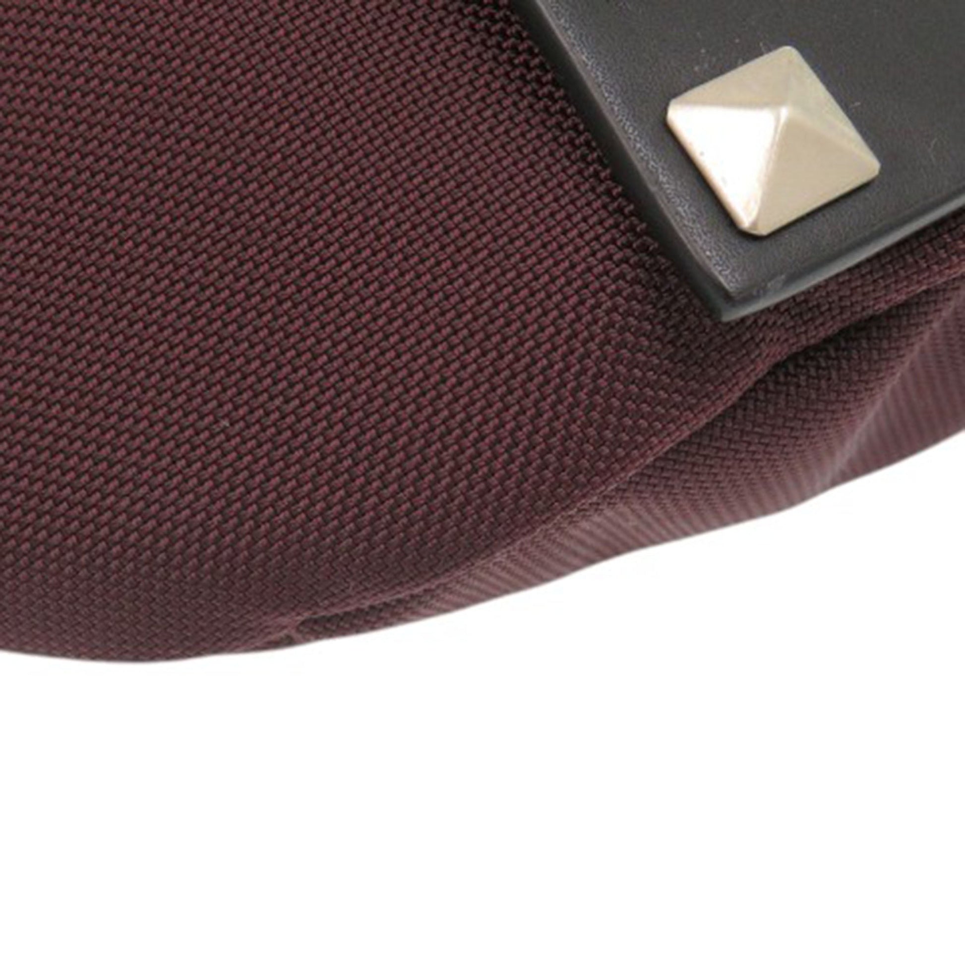 Valentino Nylon and Leather VLTN Rockstud Belt Bag