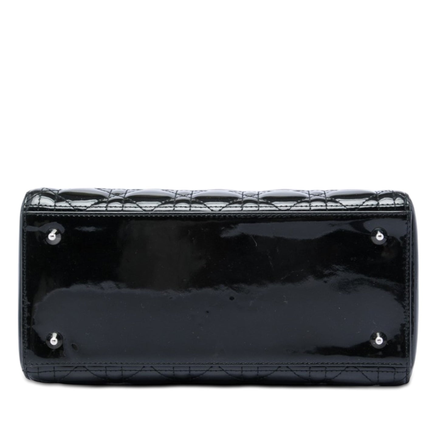 Dior Medium Patent Cannage Lady Dior