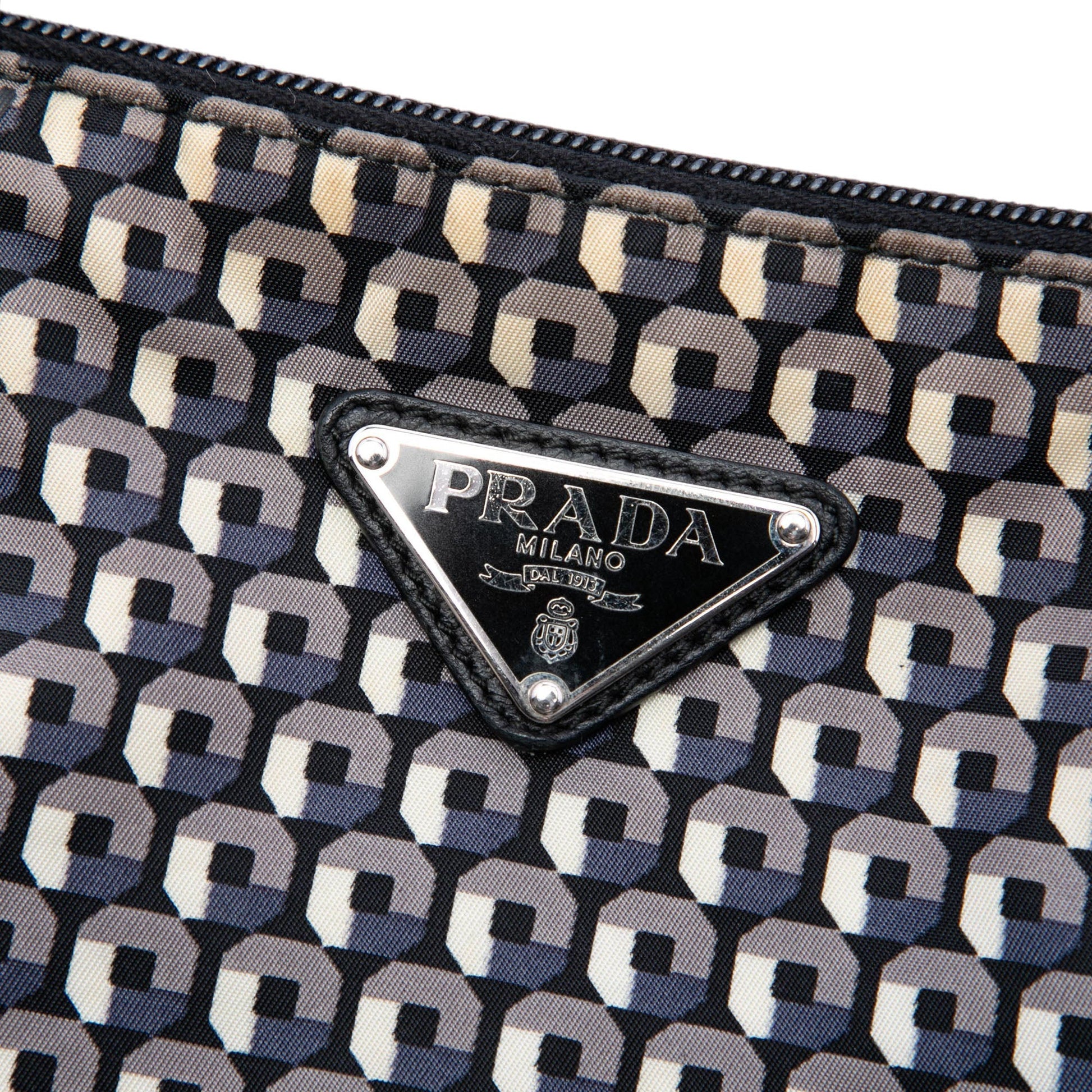 Prada Tessuto Stampato Satchel