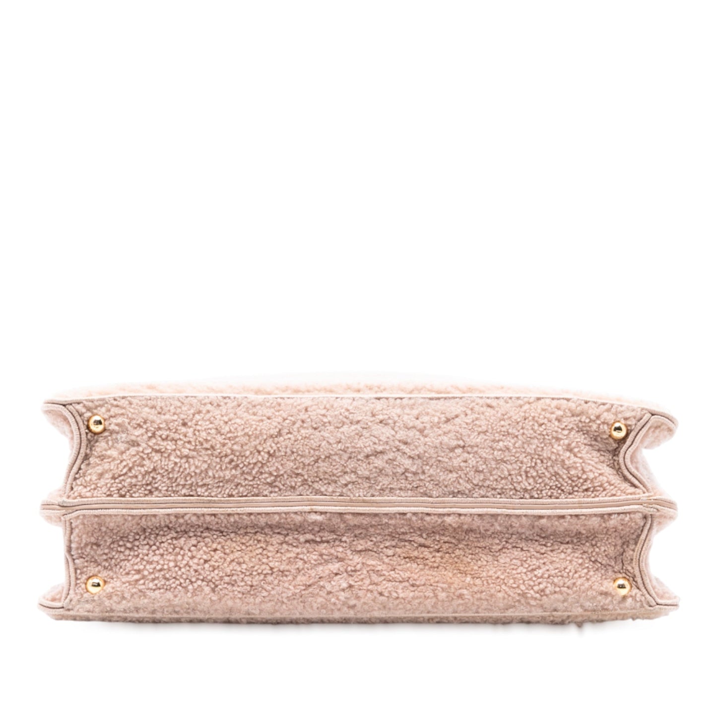Fendi Large Shearling Peekaboo ISeeU Satchel