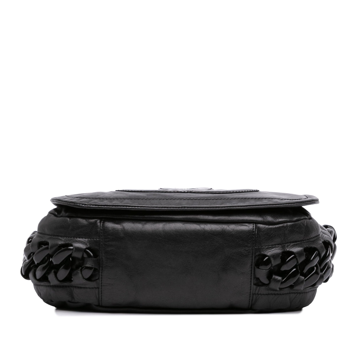 Chanel Calfskin Modern Chain Rhodoid Flap