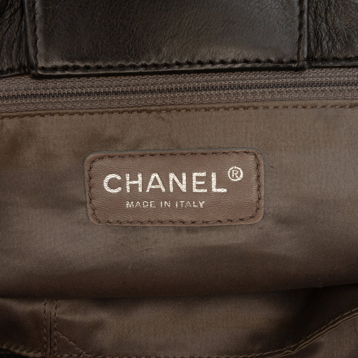 Chanel Calfskin Modern Chain Rhodoid Flap