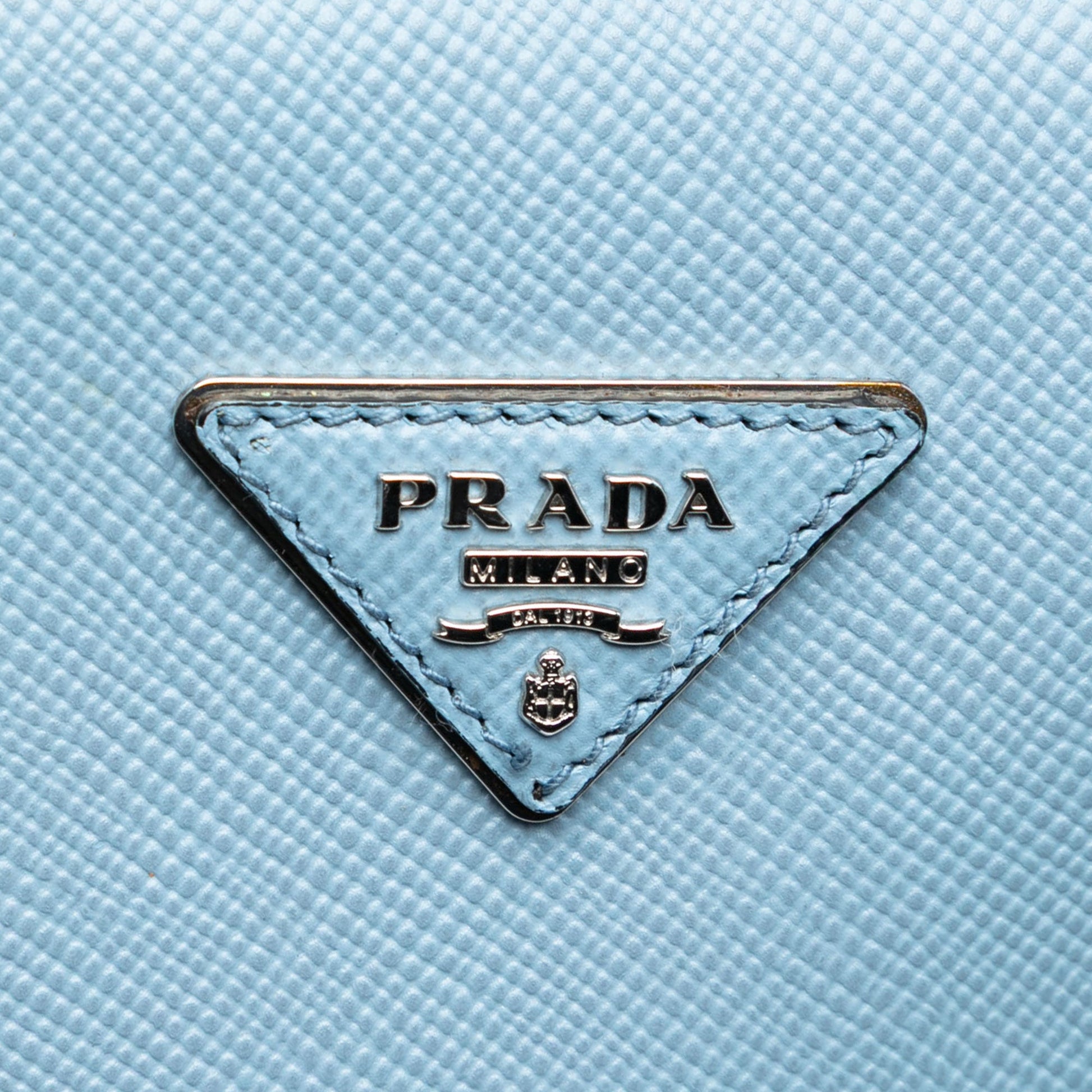 Prada Saffiano Cuir Turnlock Twin Satchel