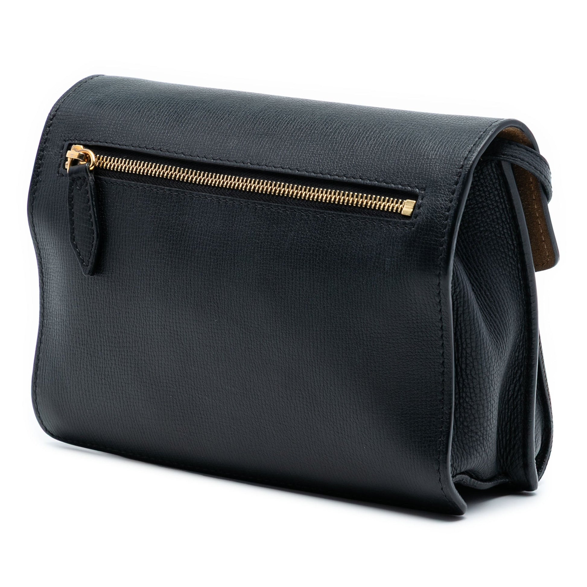 Burberry Small Leather and House Check Canvas Derby Macken Crossbody