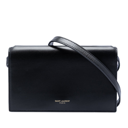Saint Laurent Smooth Calfskin Monogram Crossbody