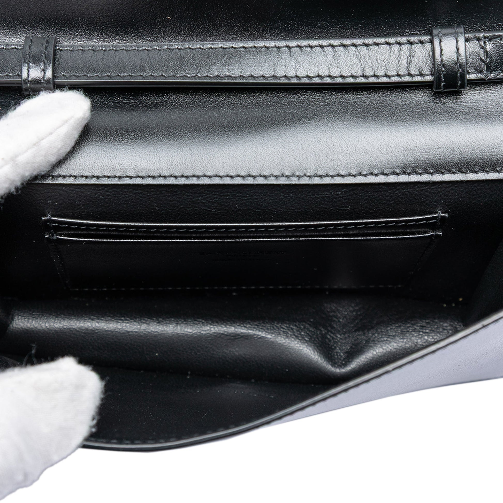 Saint Laurent Smooth Calfskin Monogram Crossbody