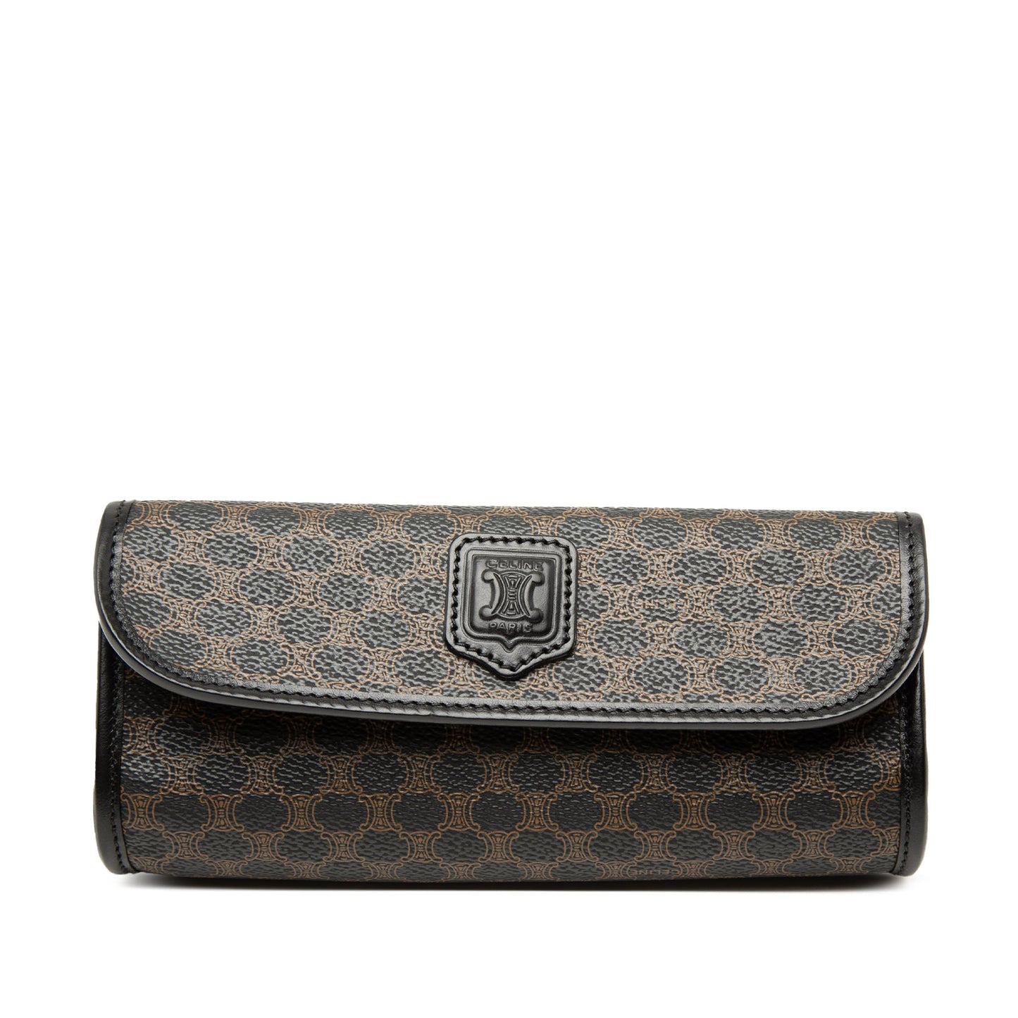 Celine Macadam Coated Canvas Clutch