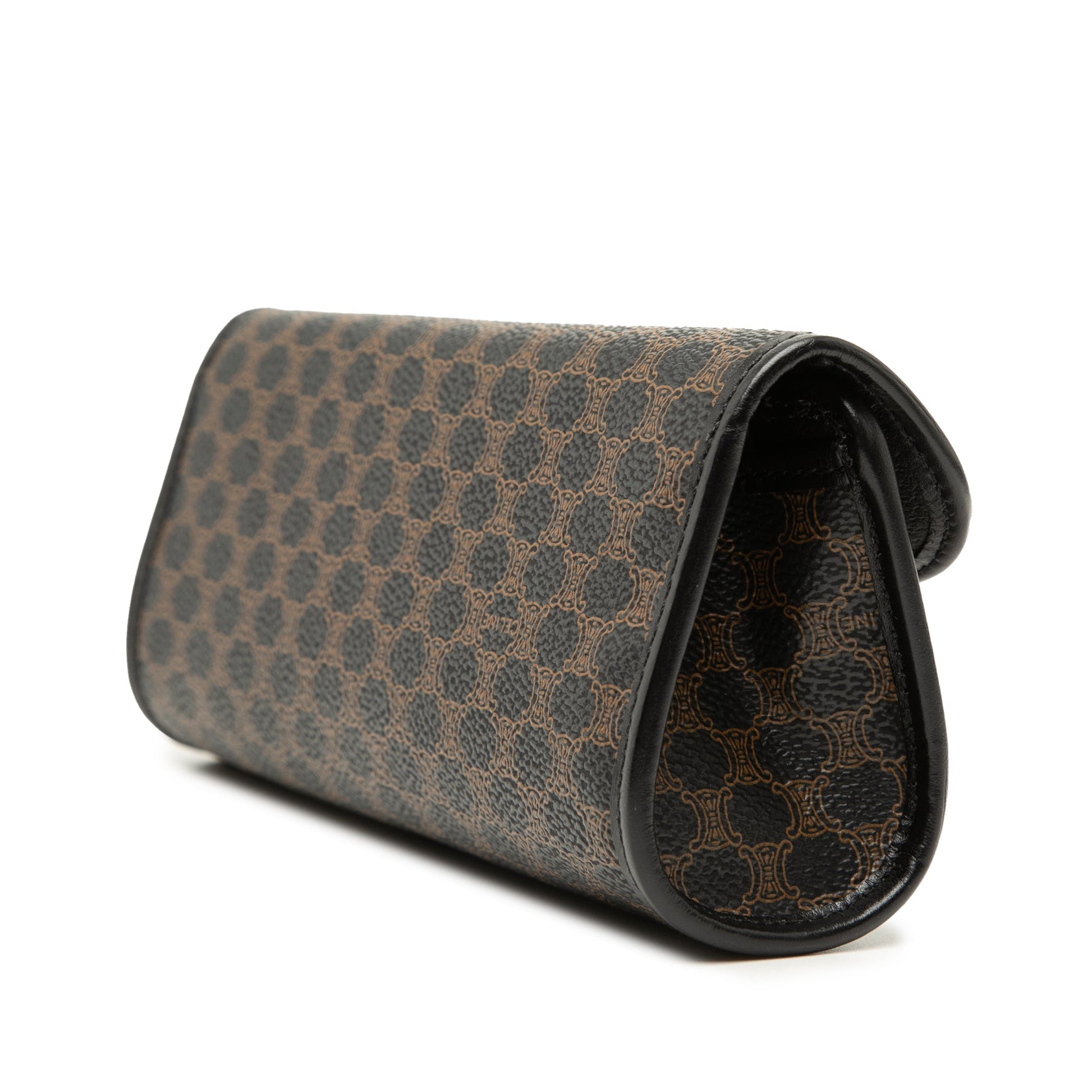 Celine Macadam Coated Canvas Clutch