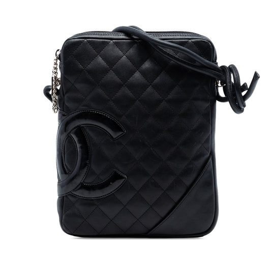 Quilted Lambskin Cambon Ligne Crossbody