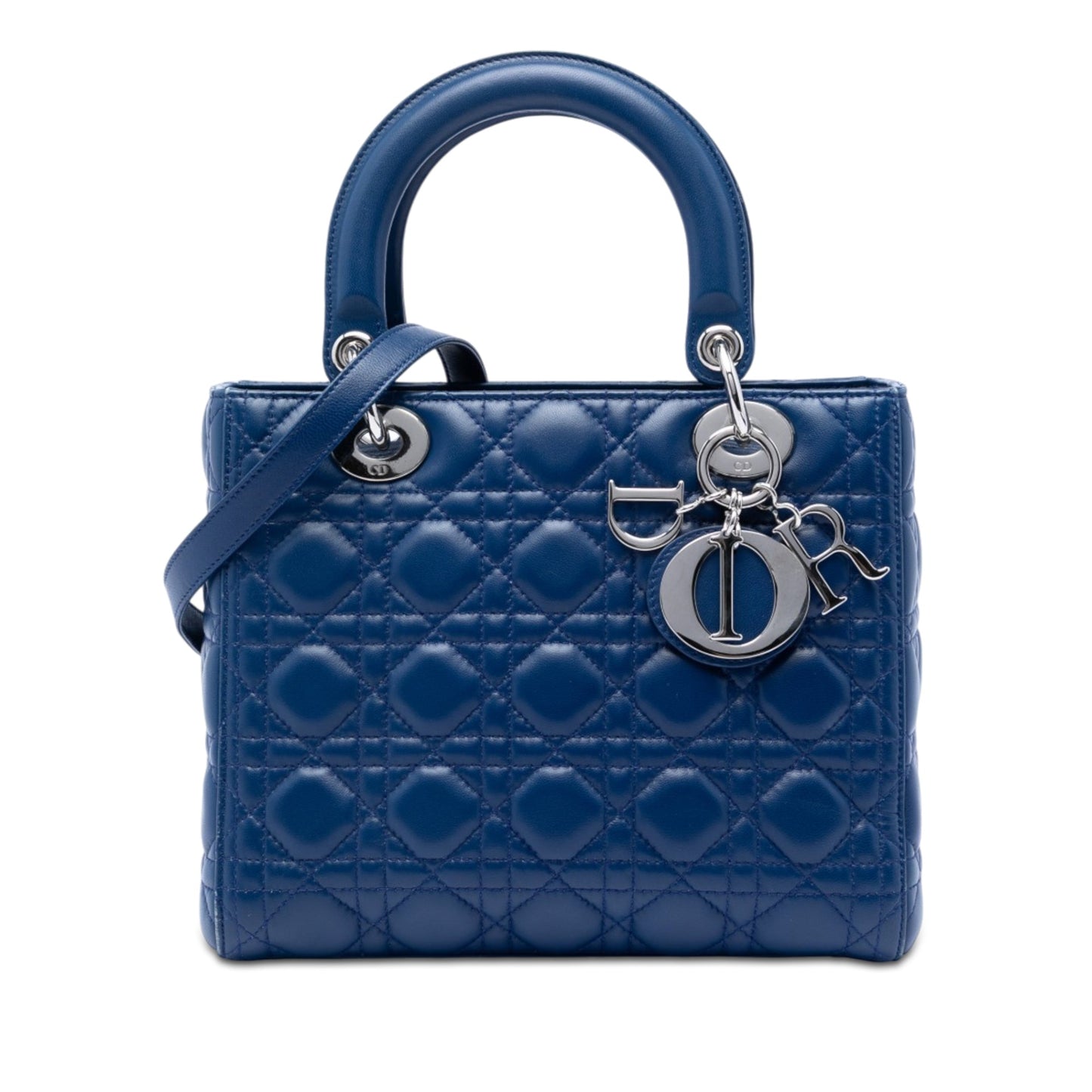 Dior Medium Lambskin Cannage Lady Dior