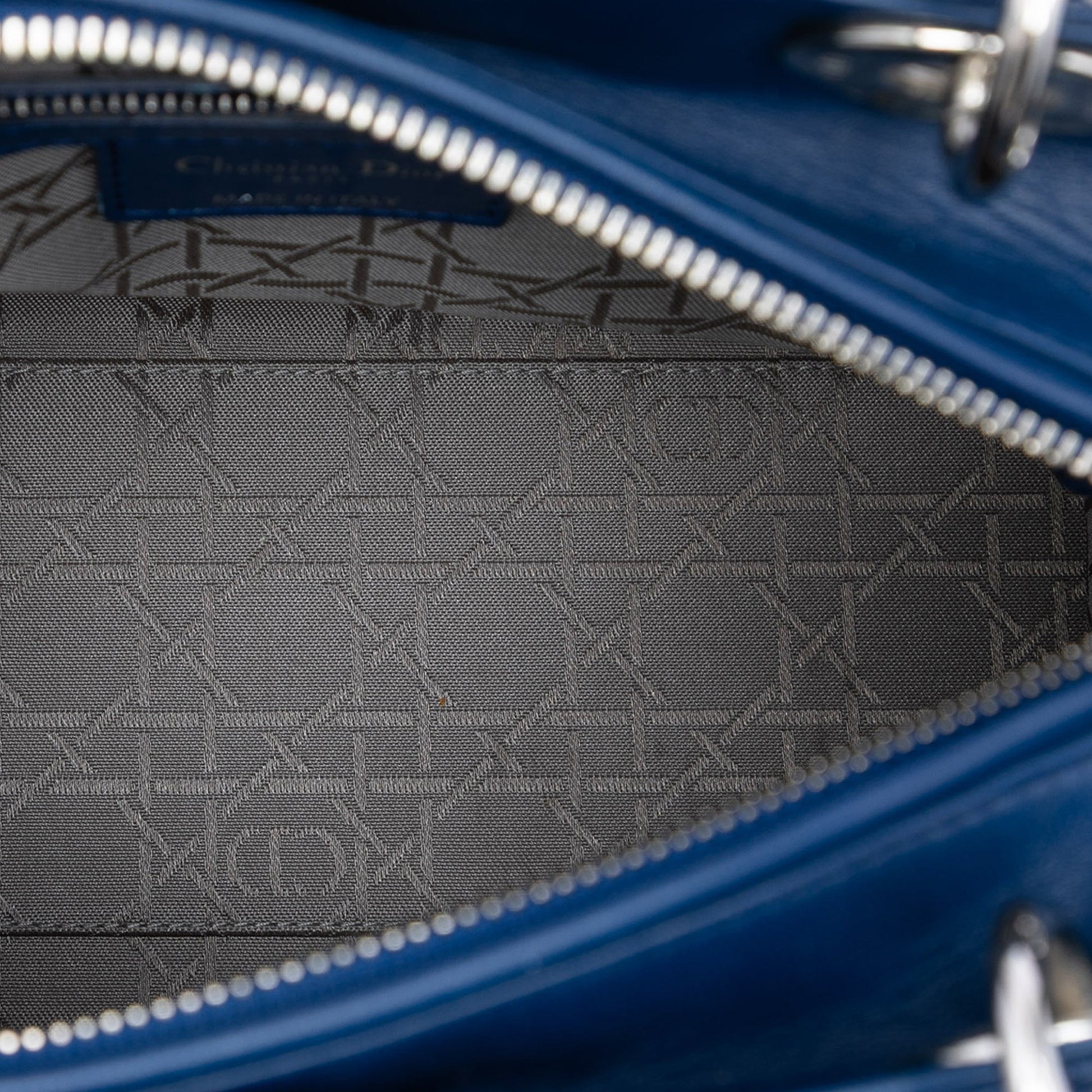 Dior Medium Lambskin Cannage Lady Dior