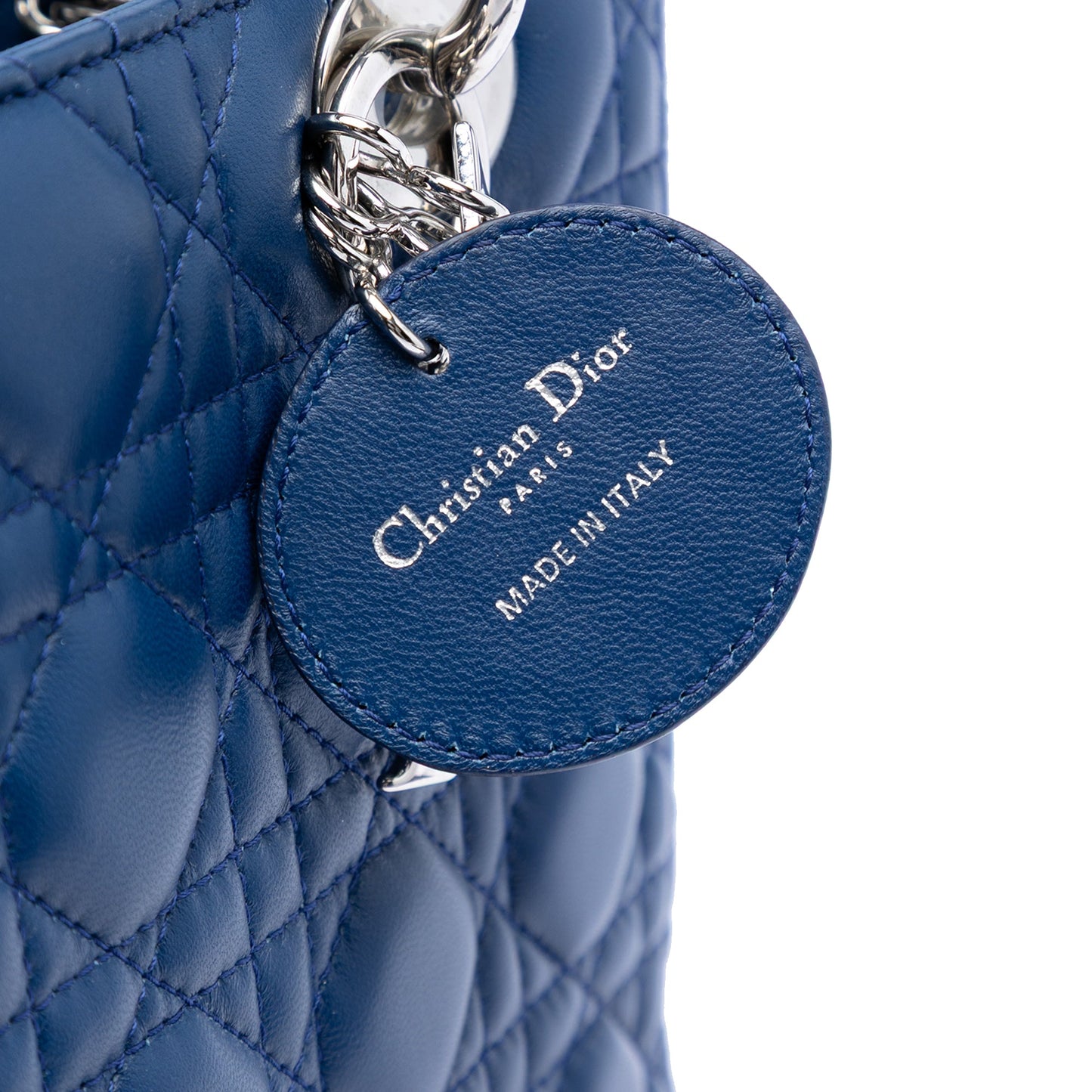 Dior Medium Lambskin Cannage Lady Dior
