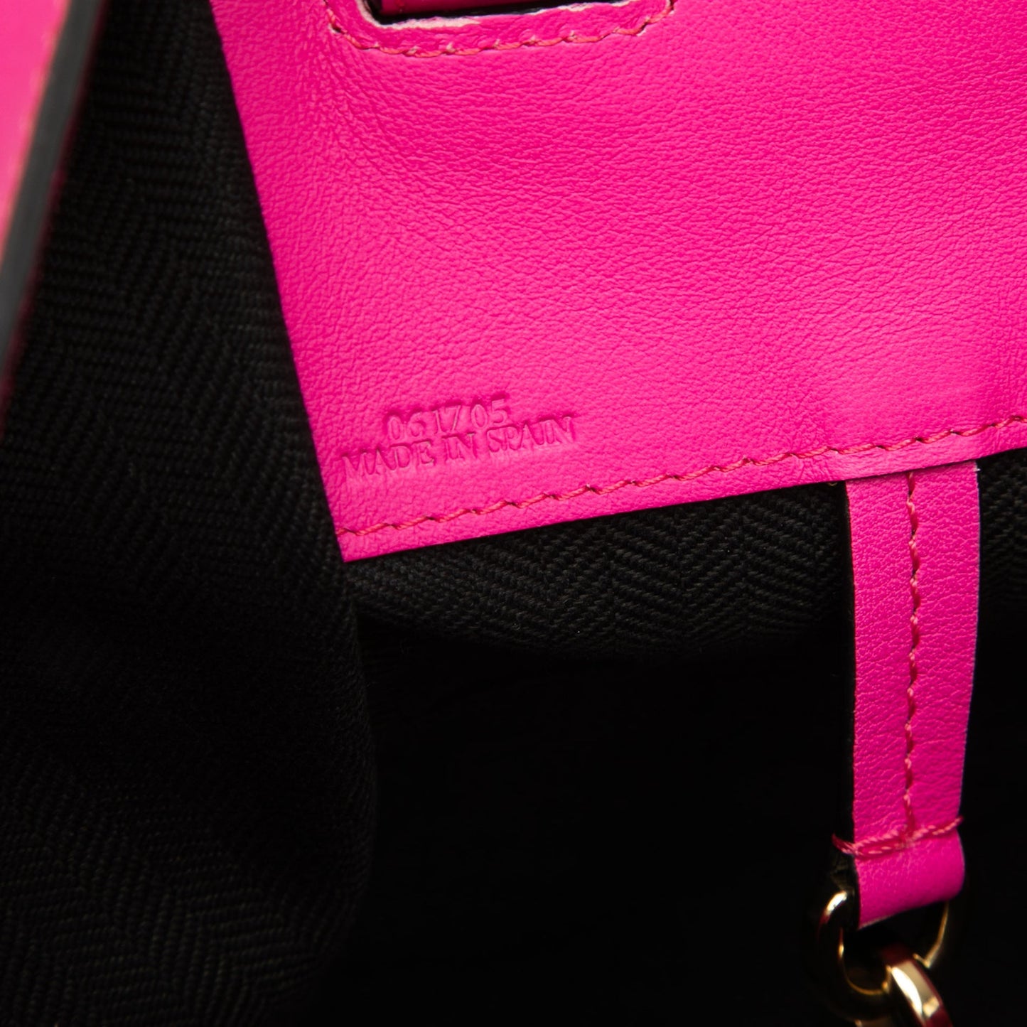 LOEWE Small Bicolor Calfskin Hammock Bag