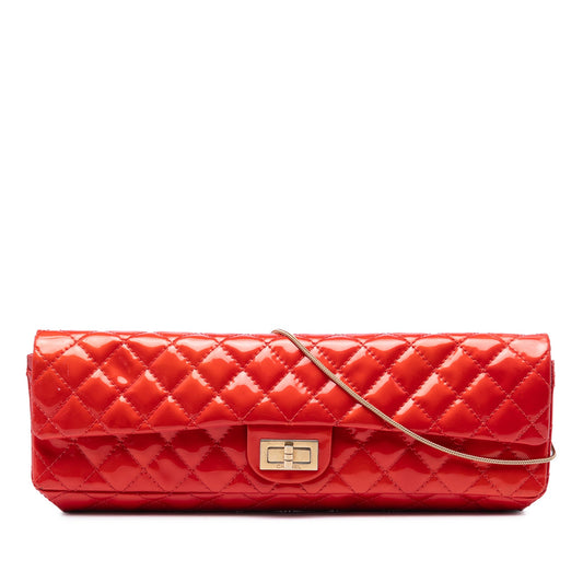 Chanel Quilted Patent Reissue 2.55 East West Single Flap