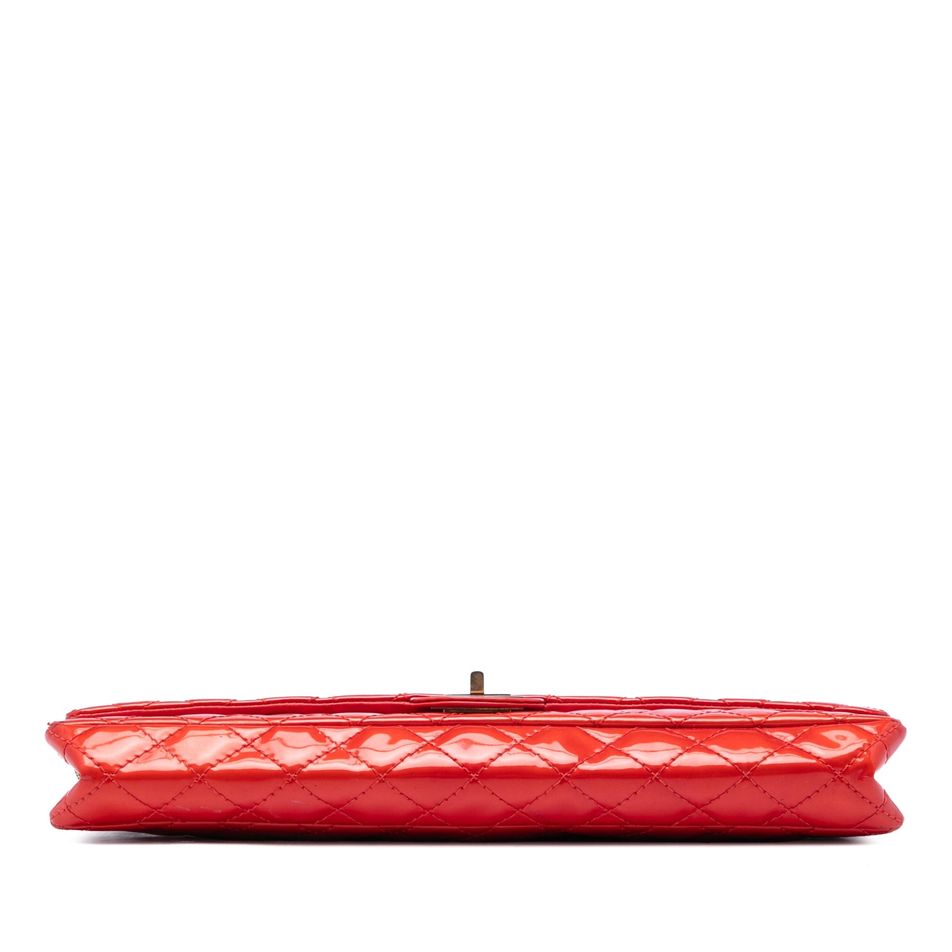 Chanel Quilted Patent Reissue 2.55 East West Single Flap