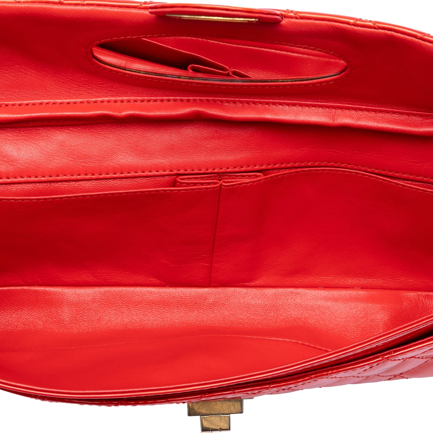 Chanel Quilted Patent Reissue 2.55 East West Single Flap