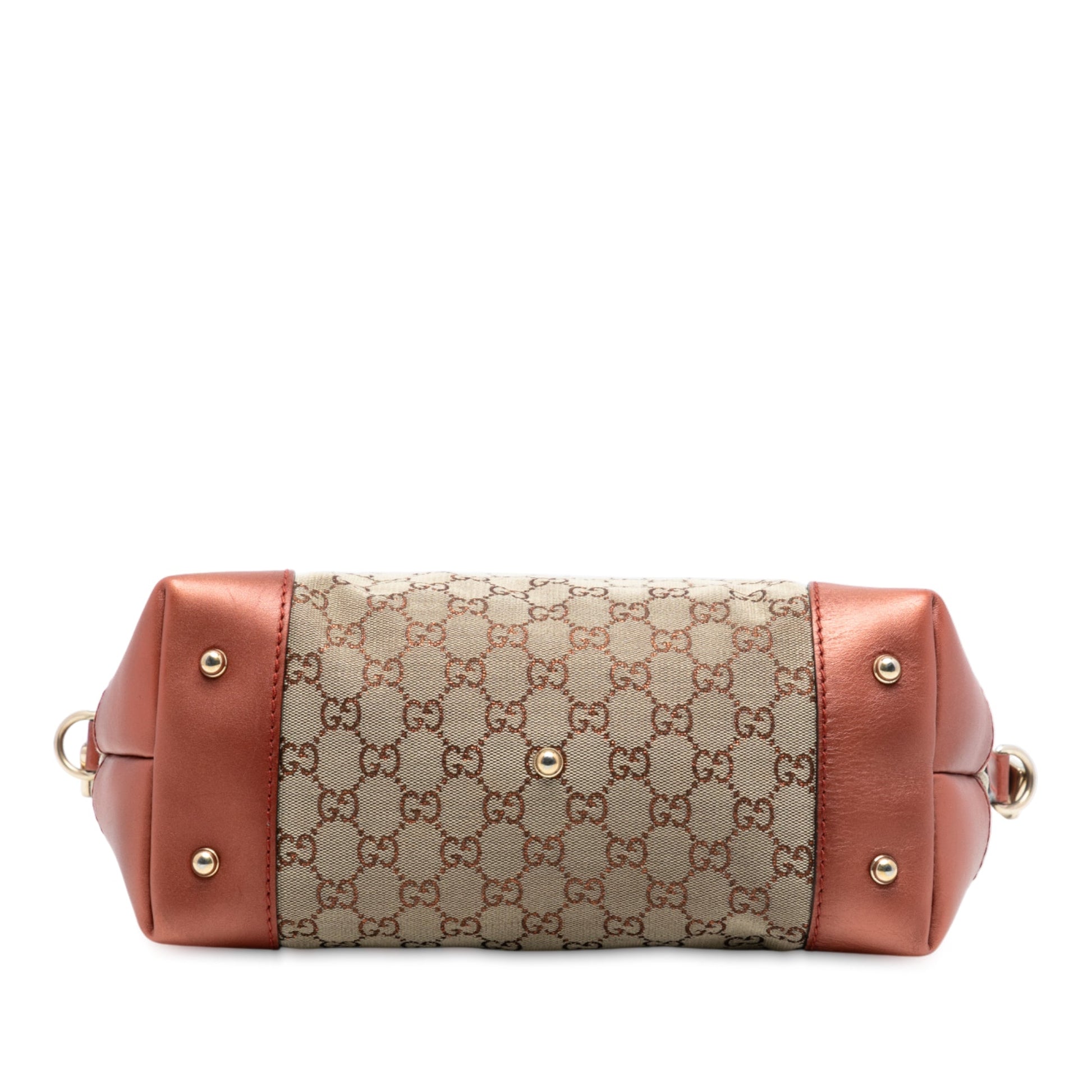 Gucci GG Canvas Heart Bit Satchel