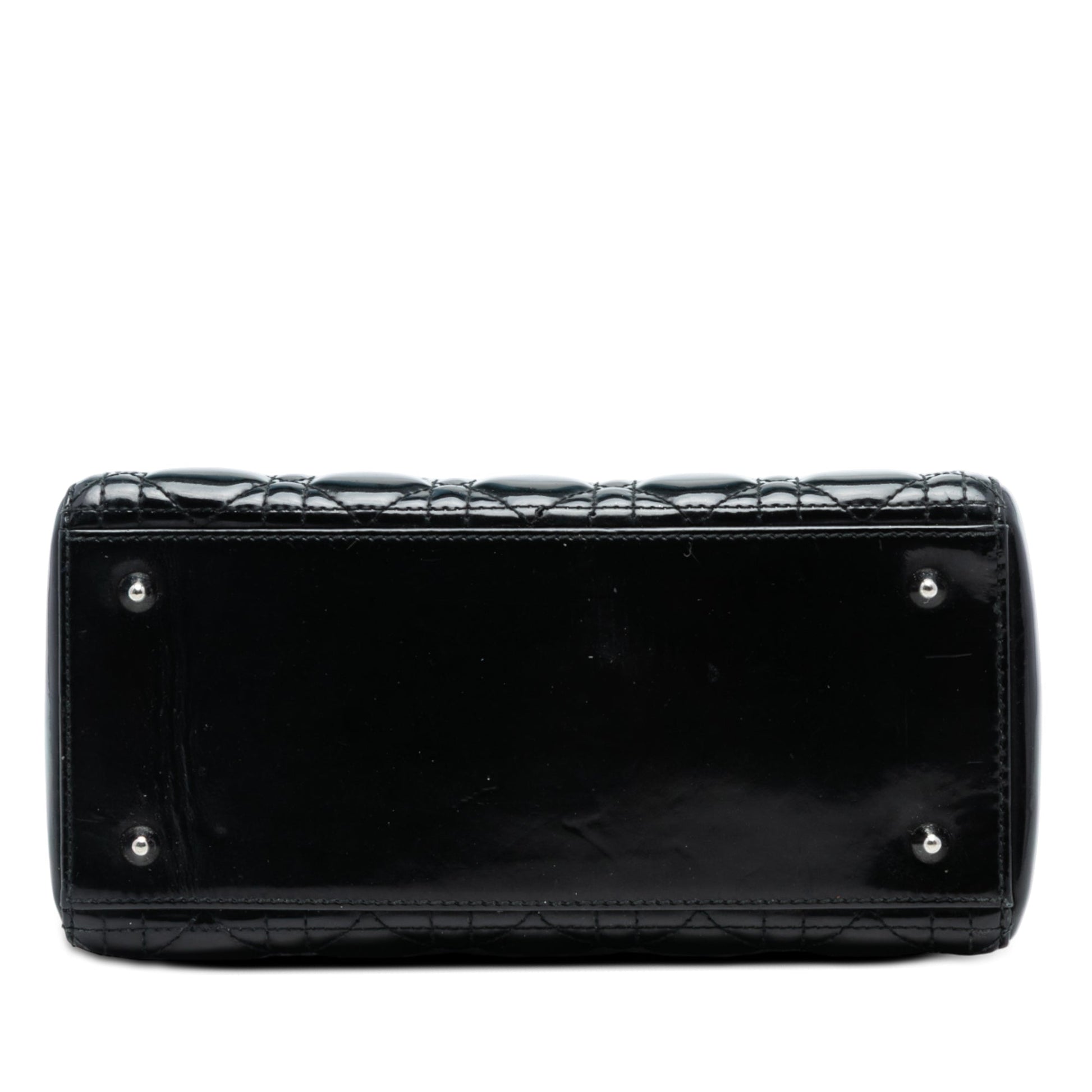 Dior Medium Patent Cannage Lady Dior