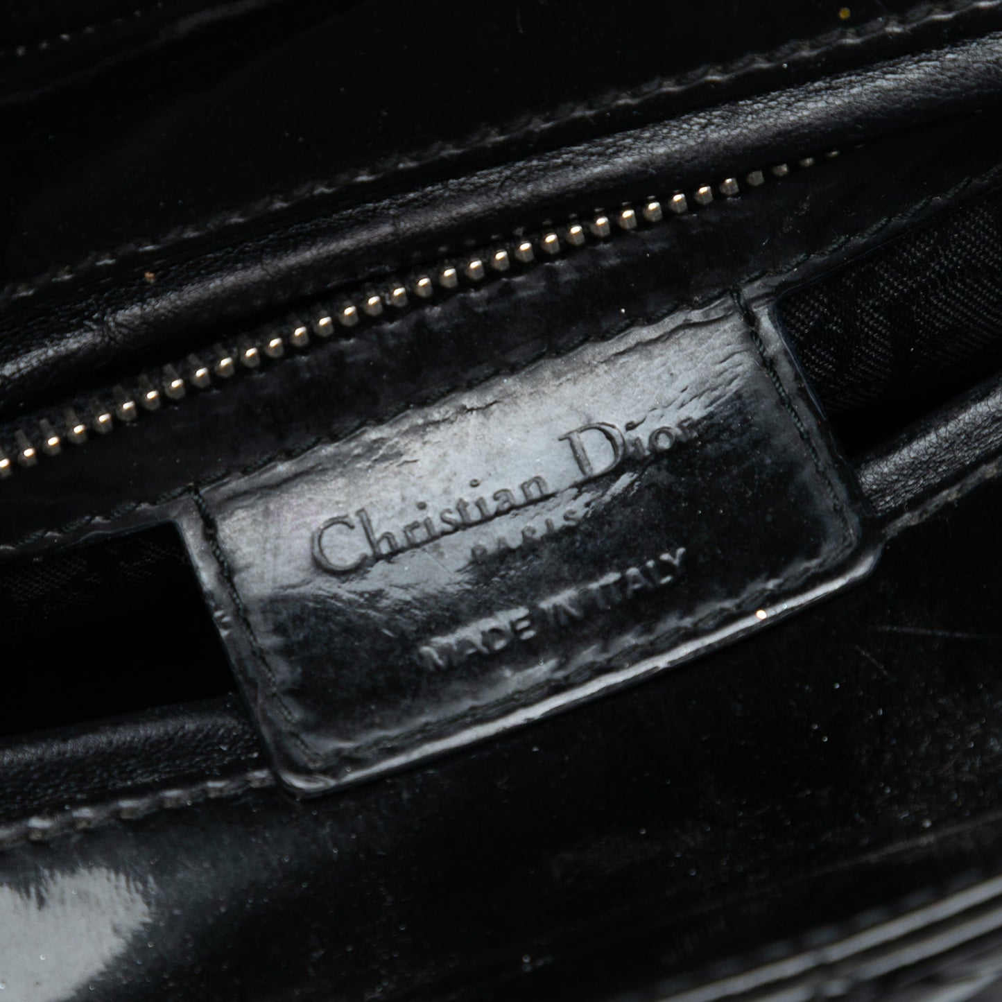 Dior Medium Patent Cannage Lady Dior
