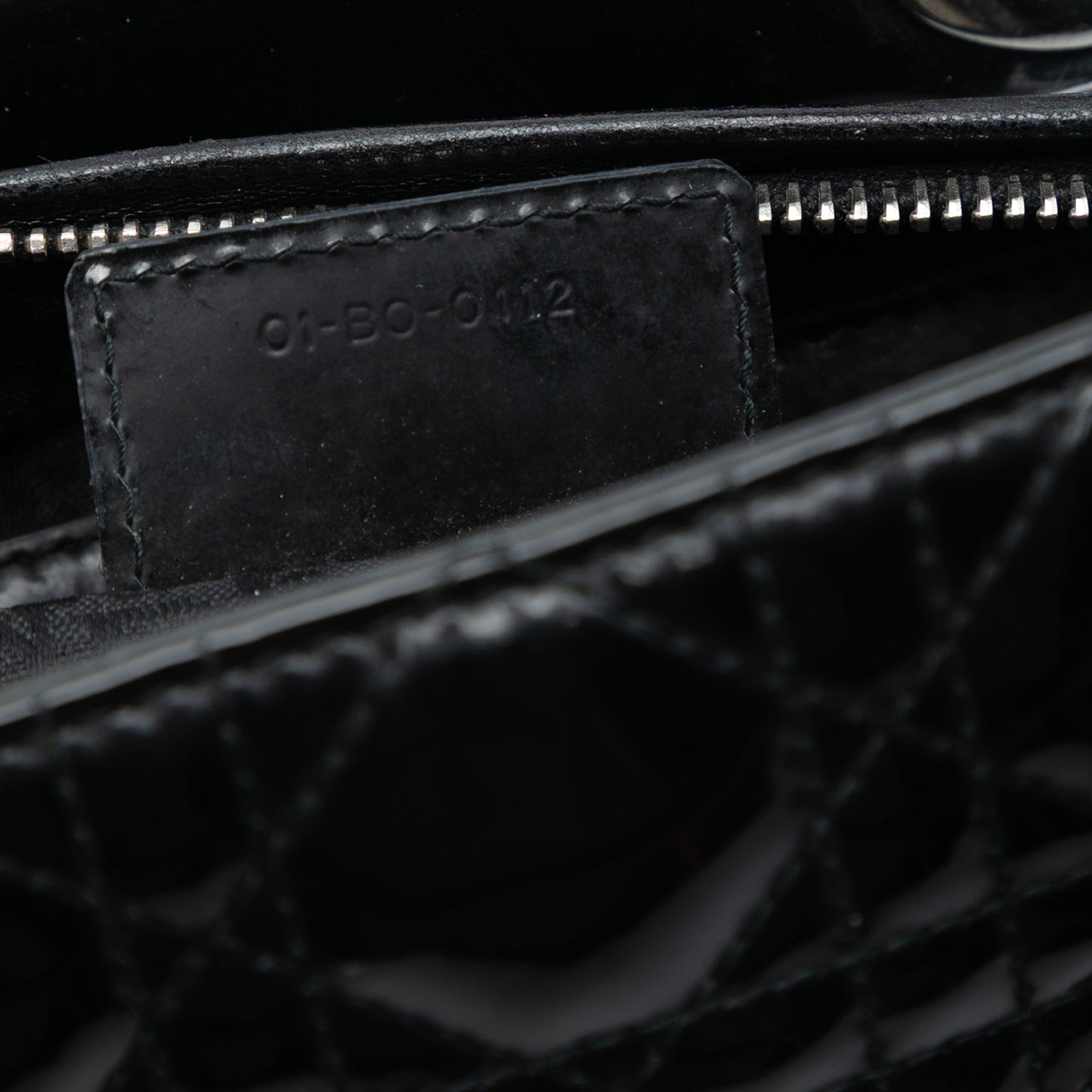 Dior Medium Patent Cannage Lady Dior