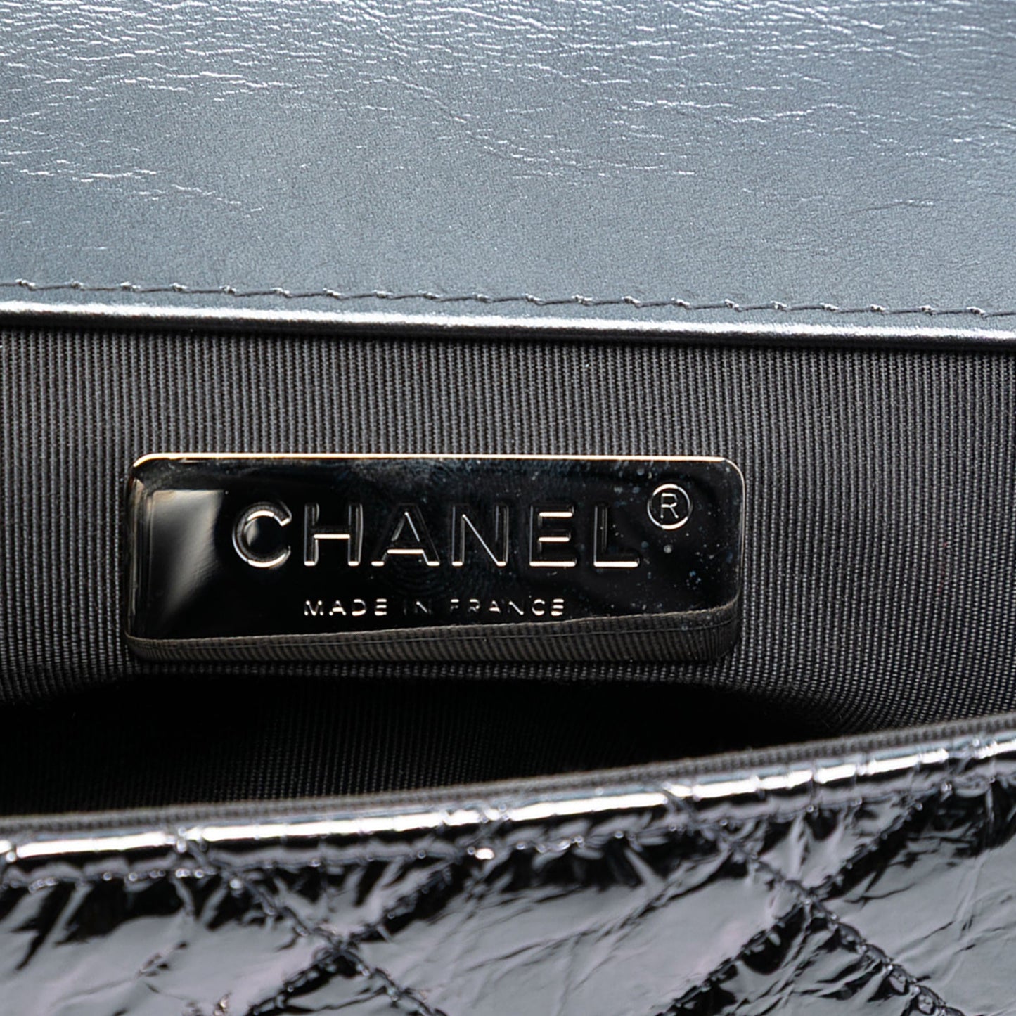 Chanel Mini Quilted Metallic Calfskin Ring Top Handle Flap