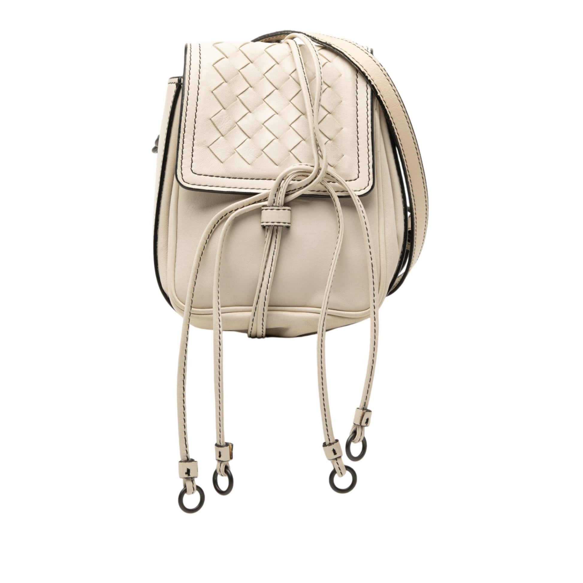 Bottega Veneta Nappa Intrecciato Double Sided Flap Crossbody