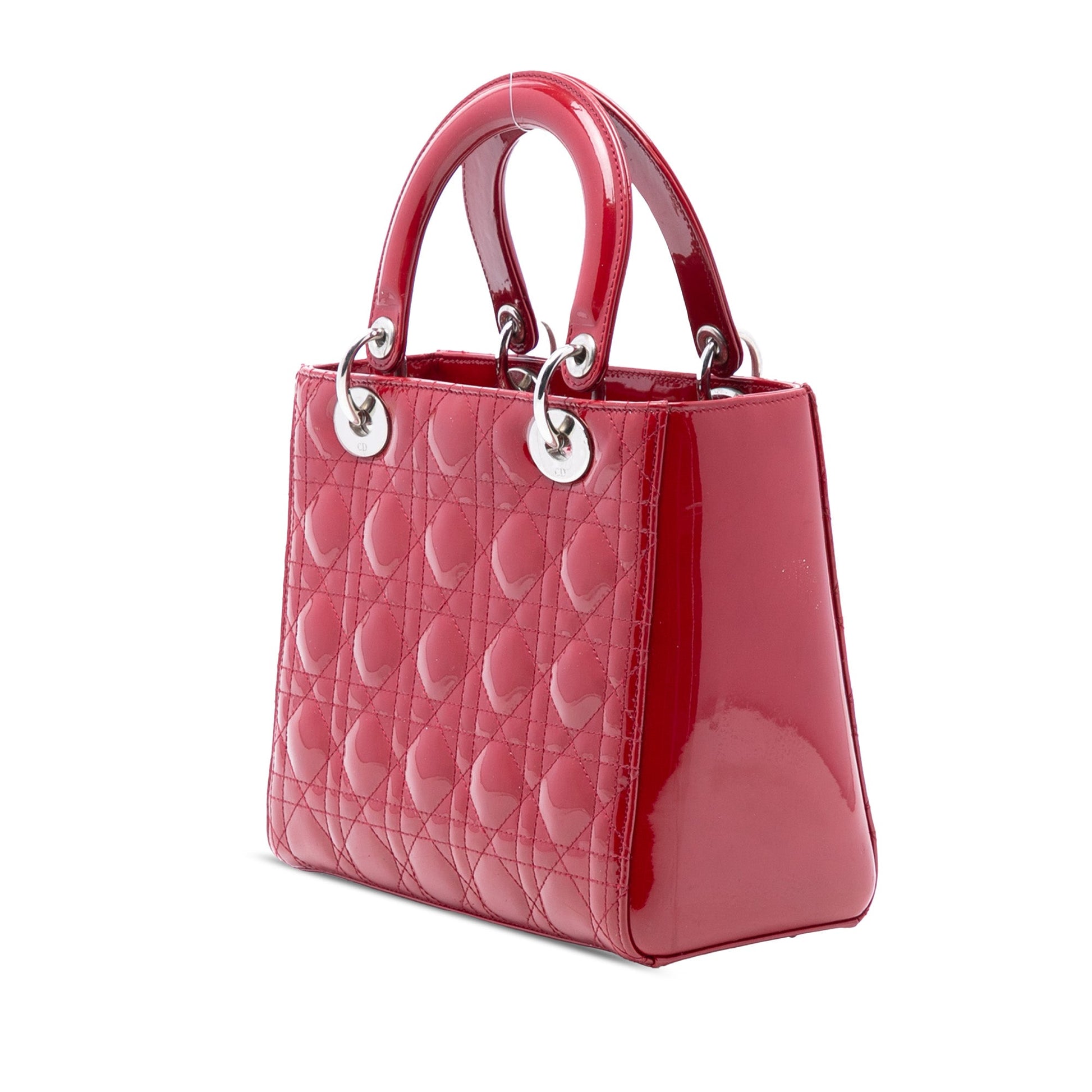 Dior Medium Patent Cannage Lady Dior