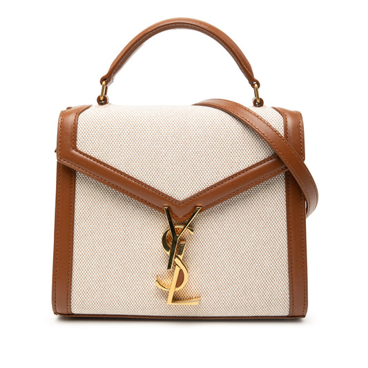Mini Canvas Monogram Cassandra Top Handle Bag