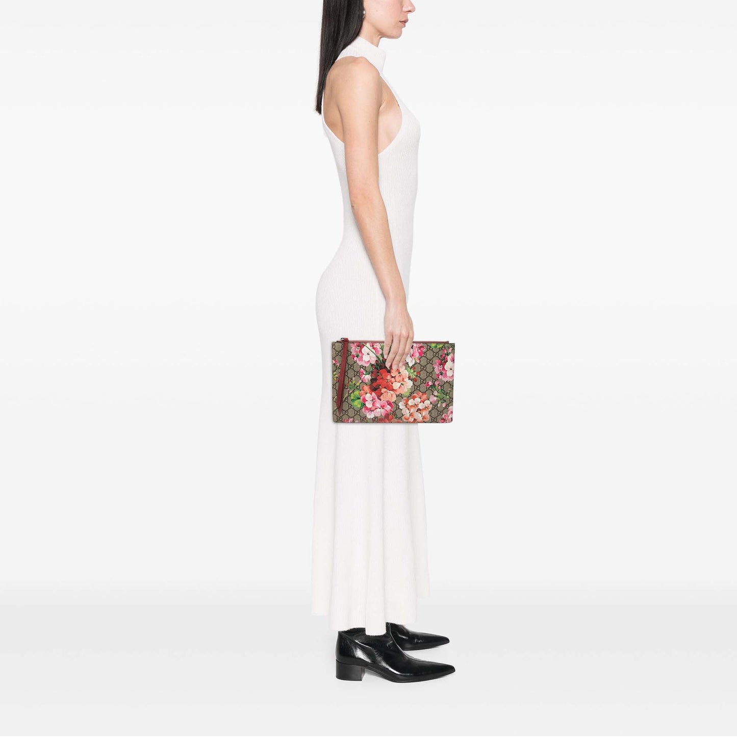 Gucci GG Supreme Blooms Clutch
