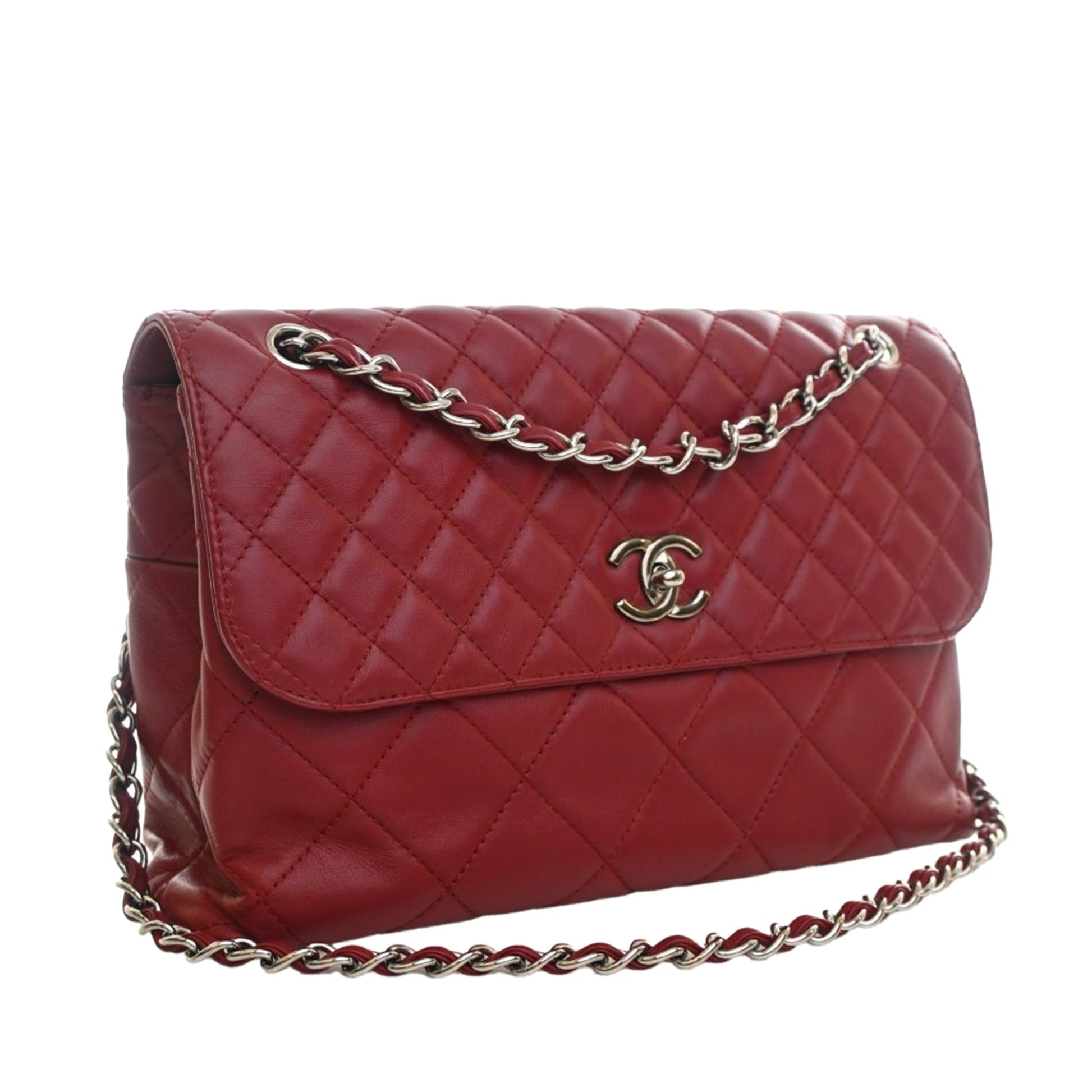 Chanel CC Quilted Calfskin In The Business Flap