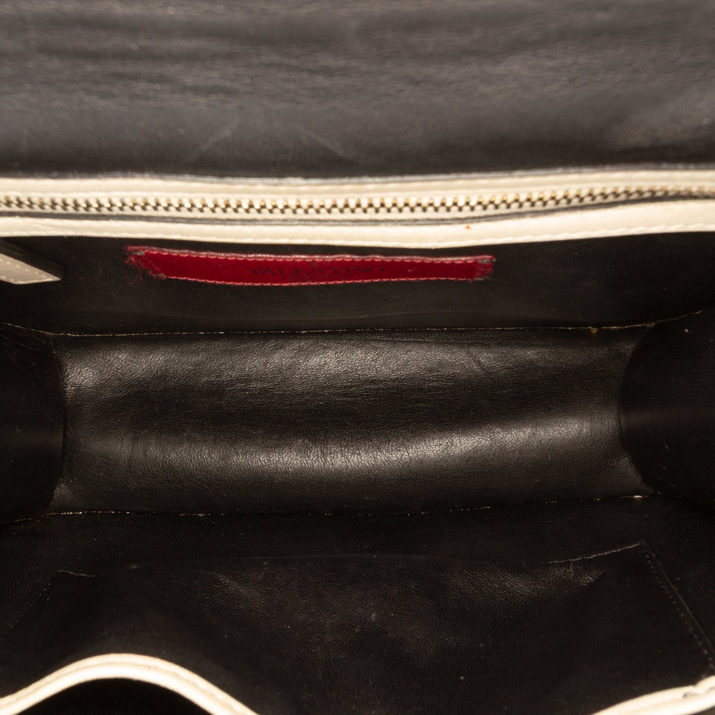 Small Tricolor Calfskin Rockstud Glam Lock Crossbody