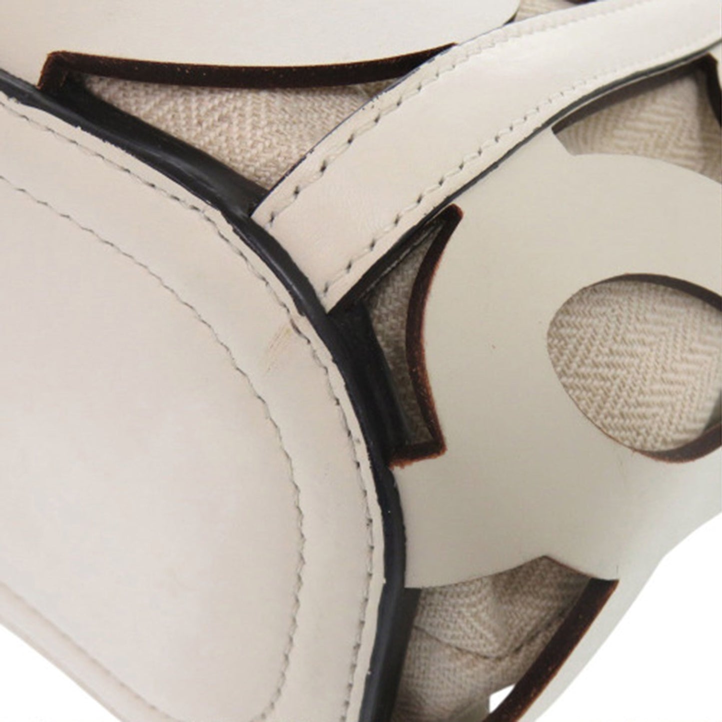 LOEWE Small Anagram Leather CutOut Tote