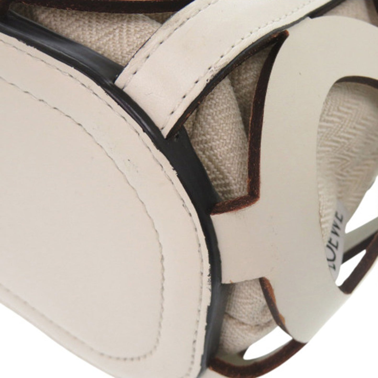 LOEWE Small Anagram Leather CutOut Tote