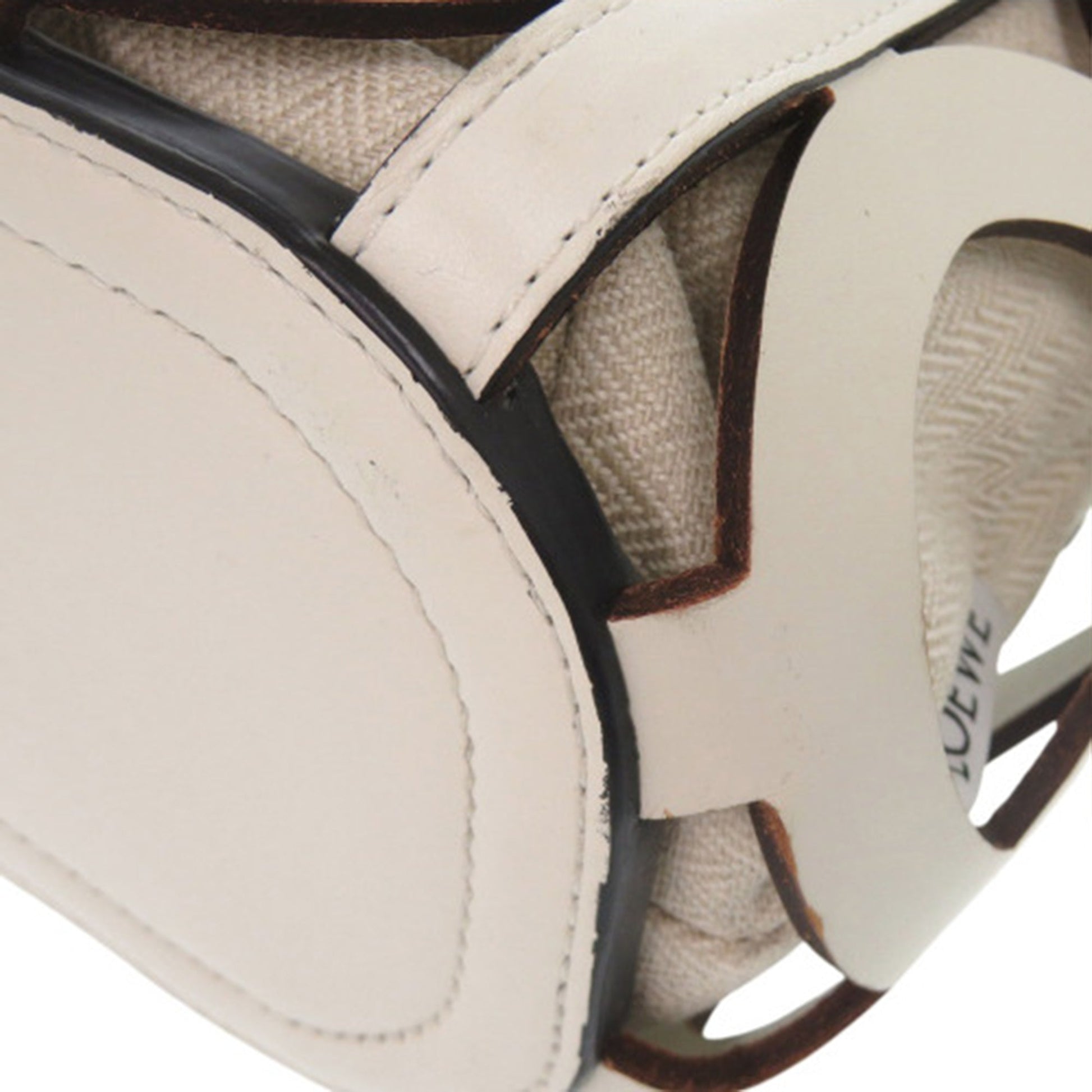 LOEWE Small Anagram Leather CutOut Tote