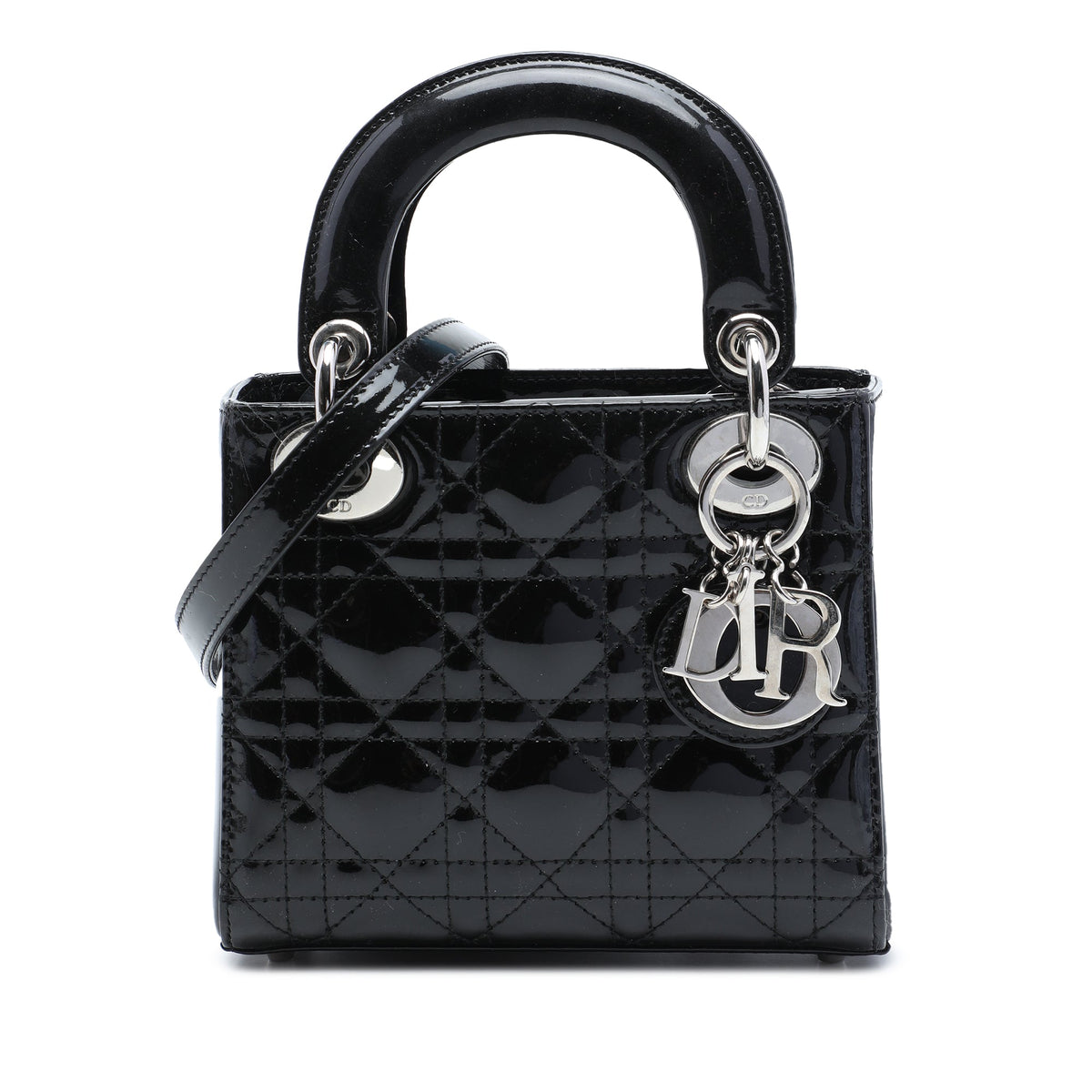 Dior Mini Patent Cannage Lady Dior