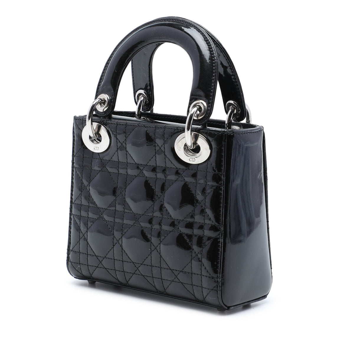 Dior Mini Patent Cannage Lady Dior