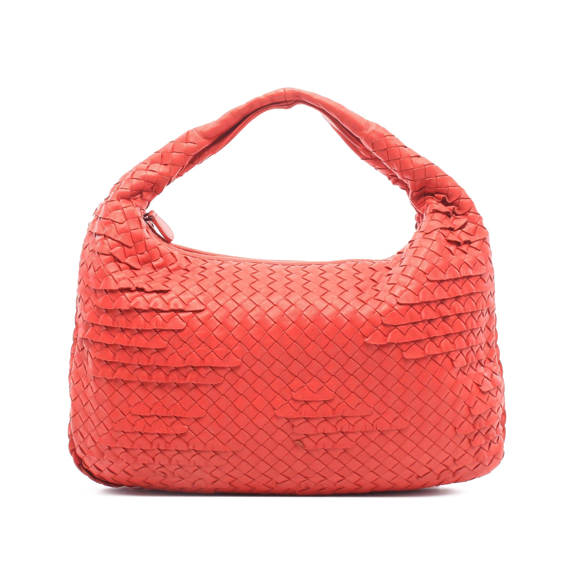 Bottega Veneta Medium Nappa Intrecciato Ruffle Veneta Hobo