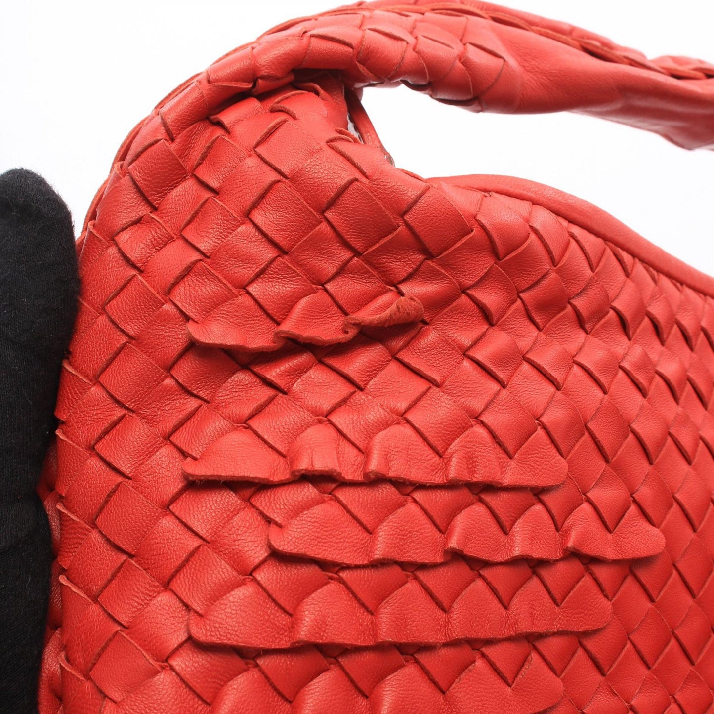 Bottega Veneta Medium Nappa Intrecciato Ruffle Veneta Hobo