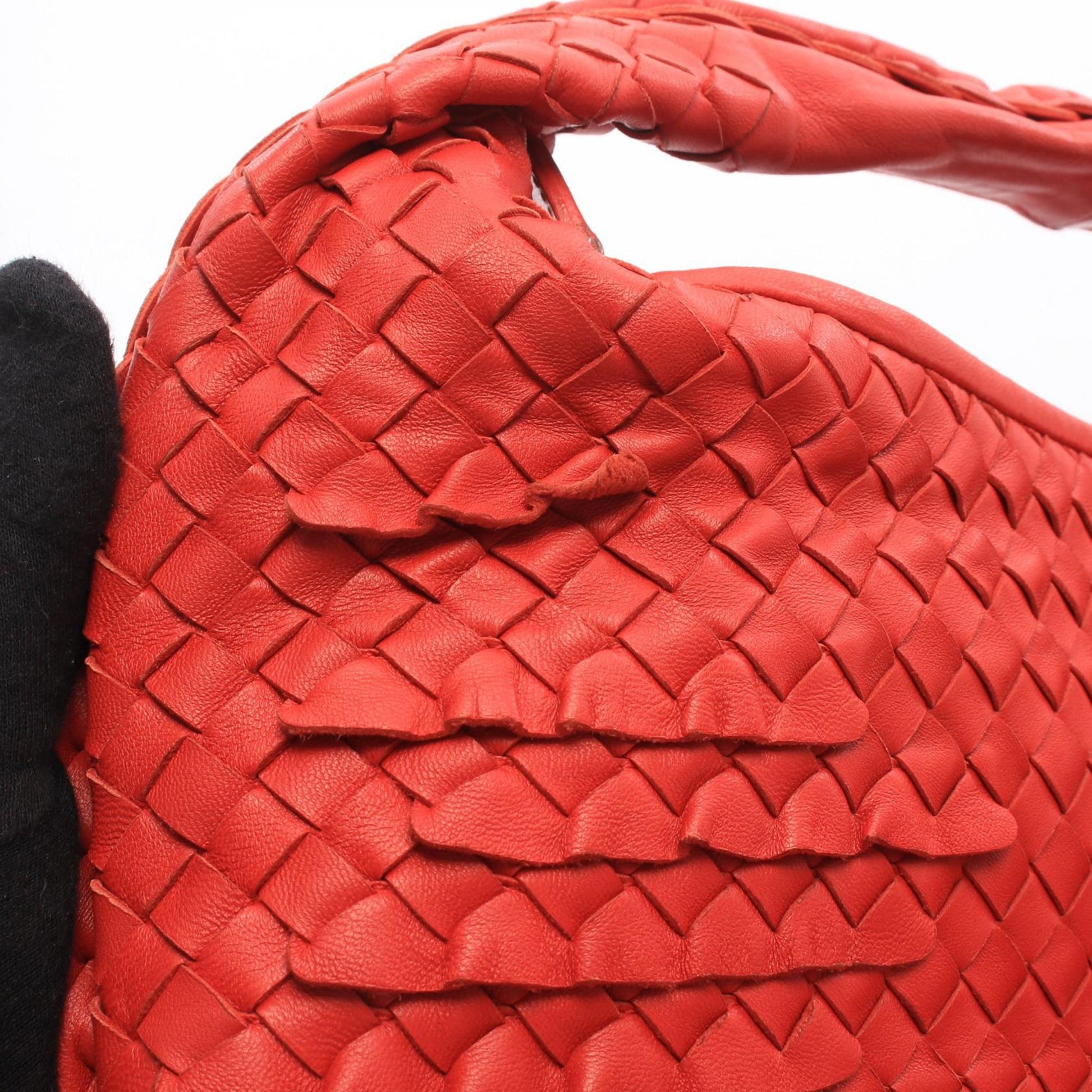 Bottega Veneta Medium Nappa Intrecciato Ruffle Veneta Hobo