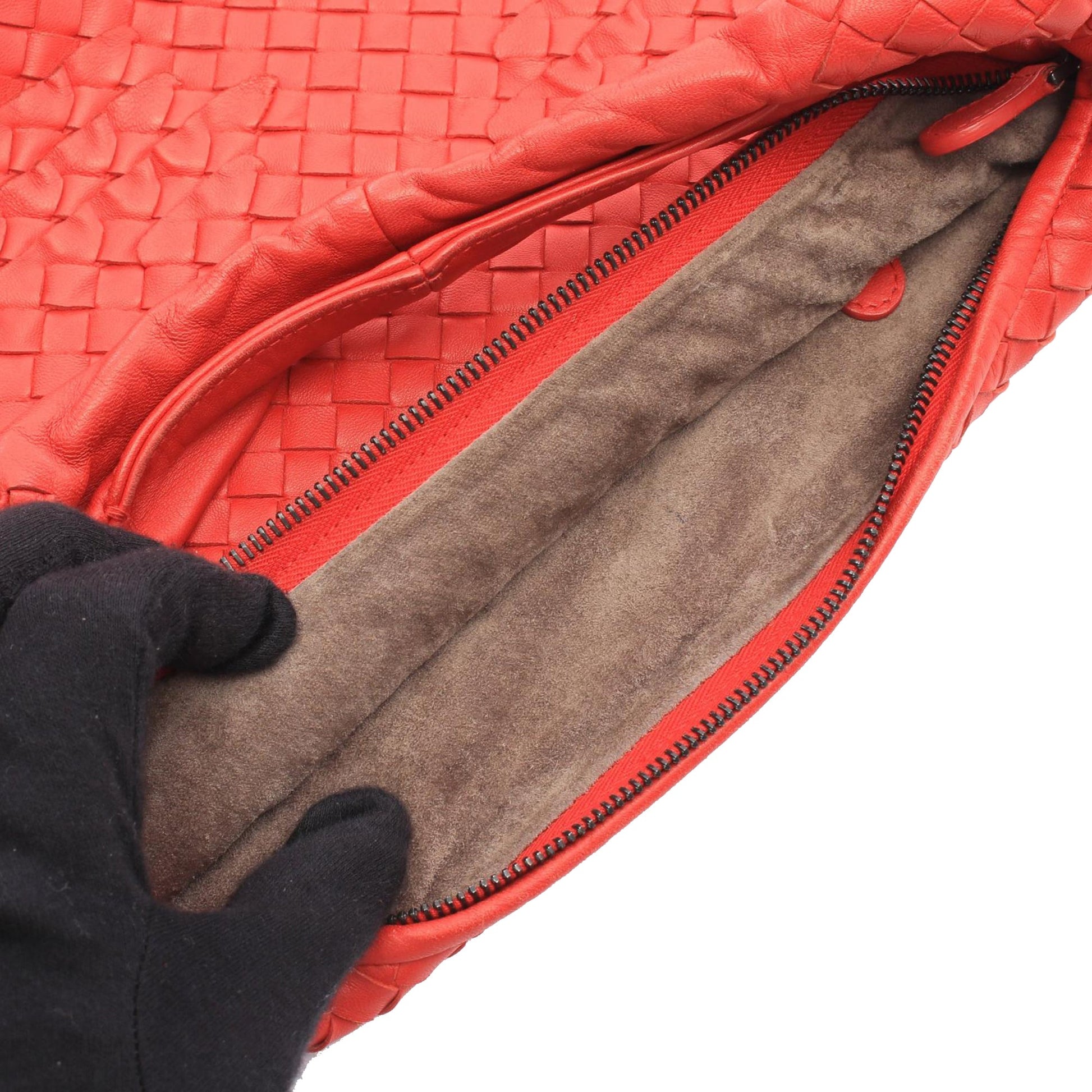 Bottega Veneta Medium Nappa Intrecciato Ruffle Veneta Hobo