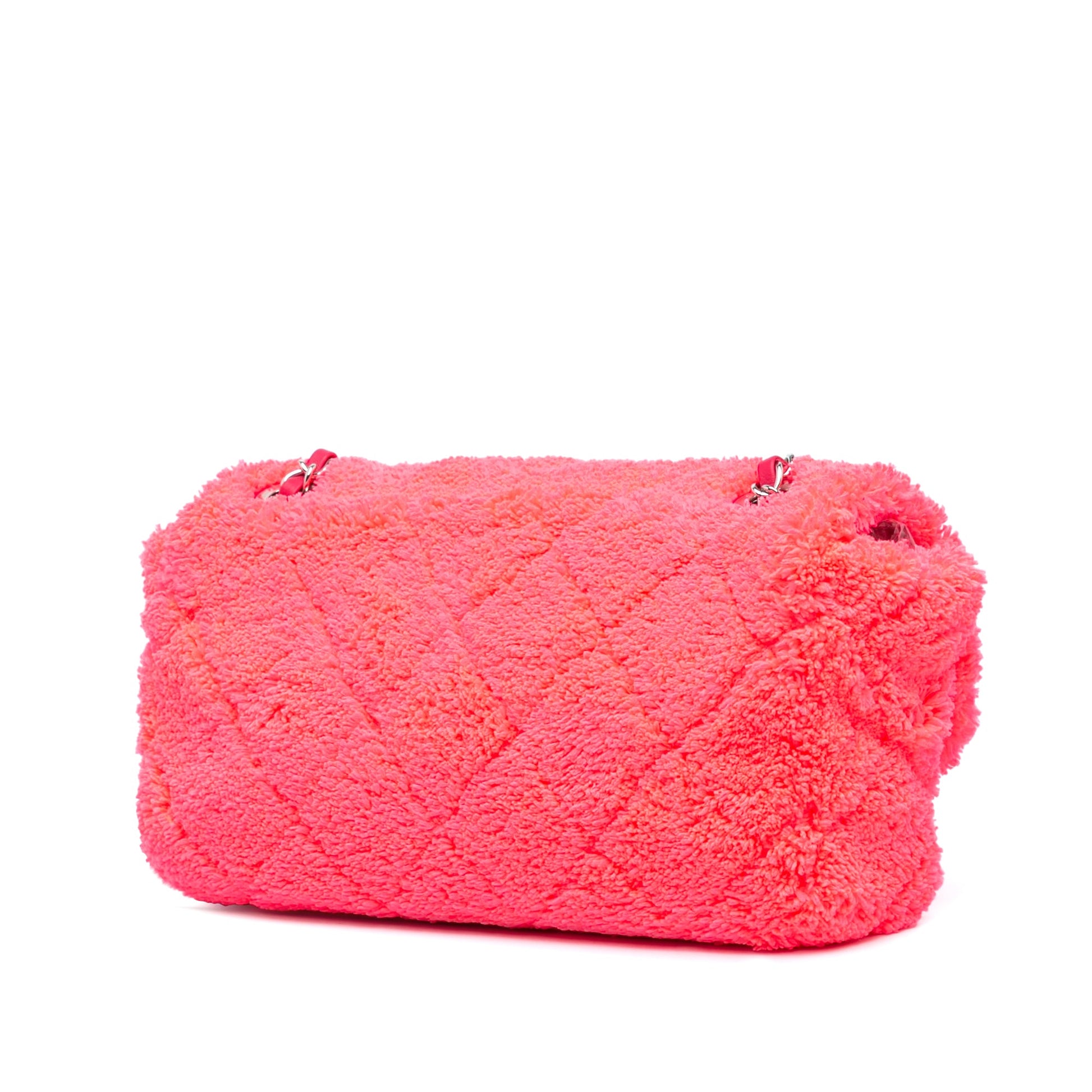 Chanel Medium Quilted Terry Cloth Coco Beach Flap