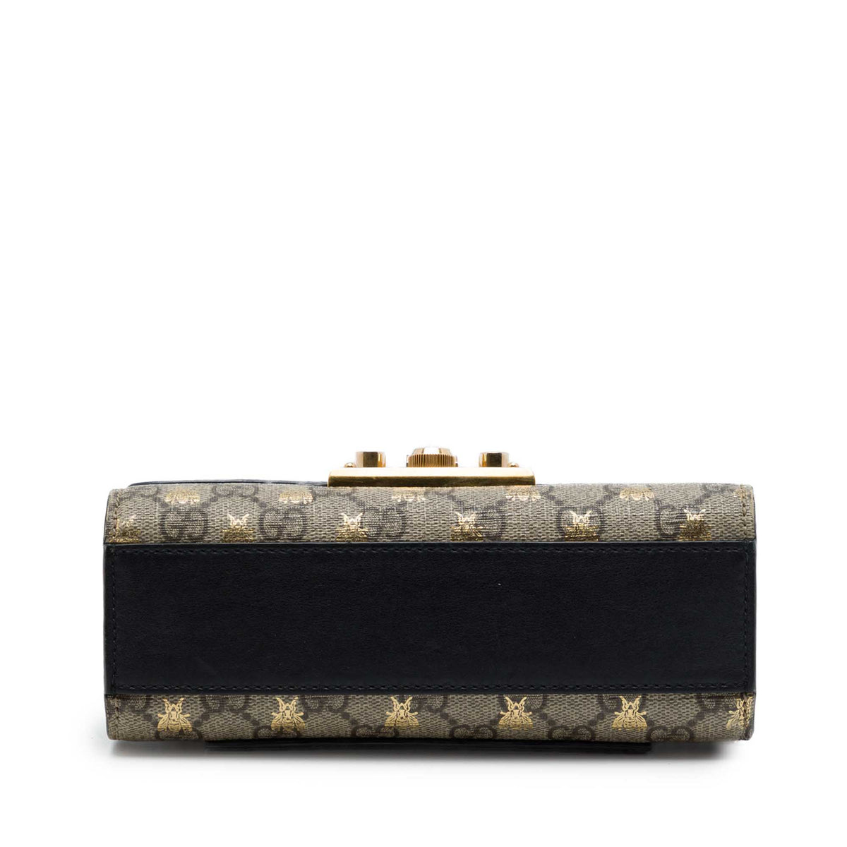 Gucci Small GG Supreme Bee Padlock Crossbody