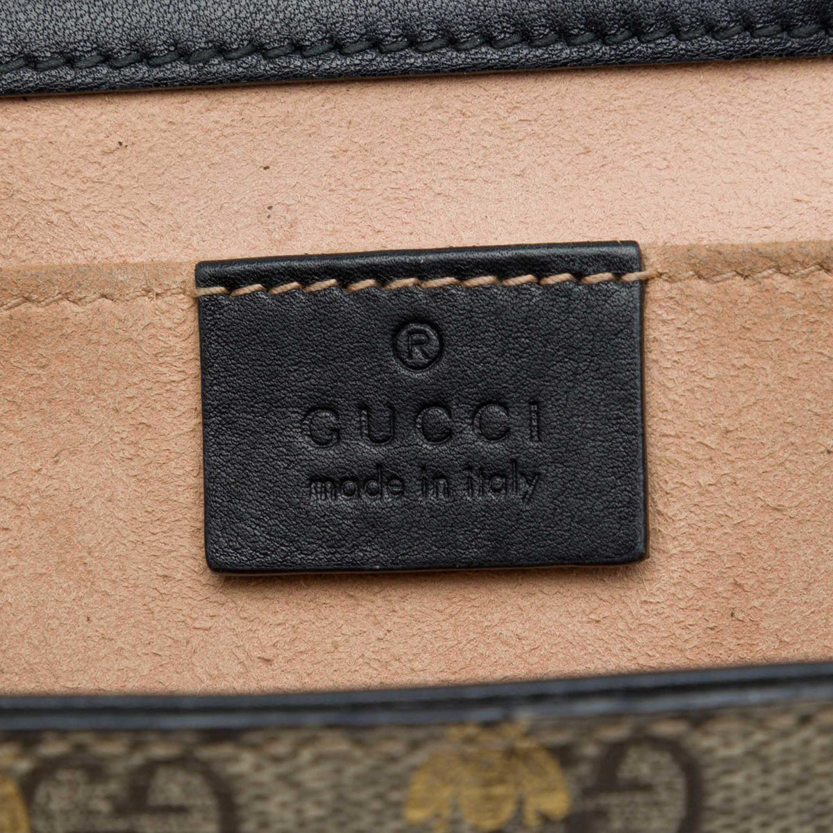 Gucci Small GG Supreme Bee Padlock Crossbody