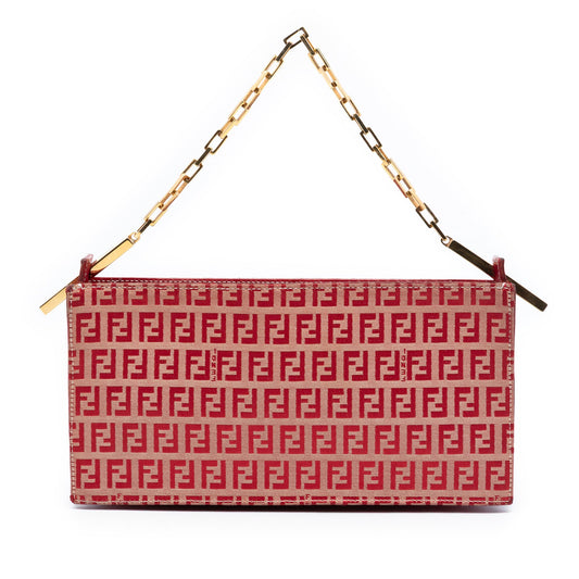 Fendi Zucchino Canvas Handbag