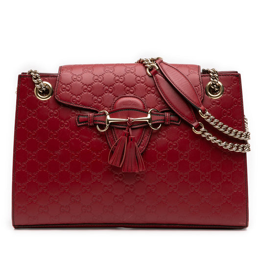 Gucci Large Guccissima Emily Shoulder Bag