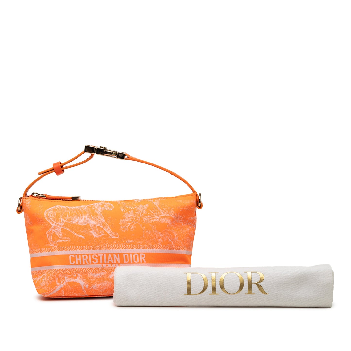 Dior Small Technical Fabric Toile de Jouy Reverse DiorTravel Nomad Pouch