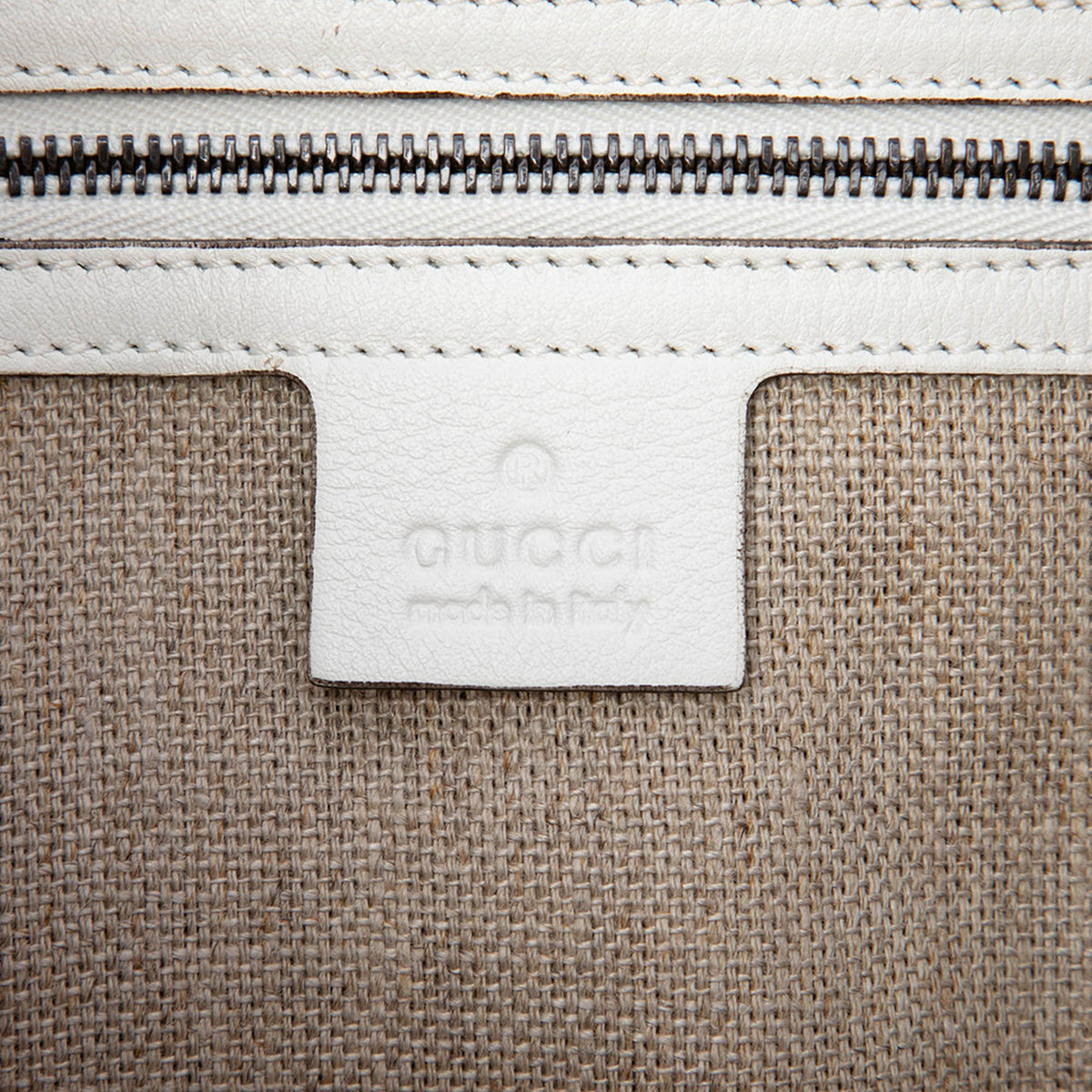 Gucci Medium Leather 1970 Hobo — White