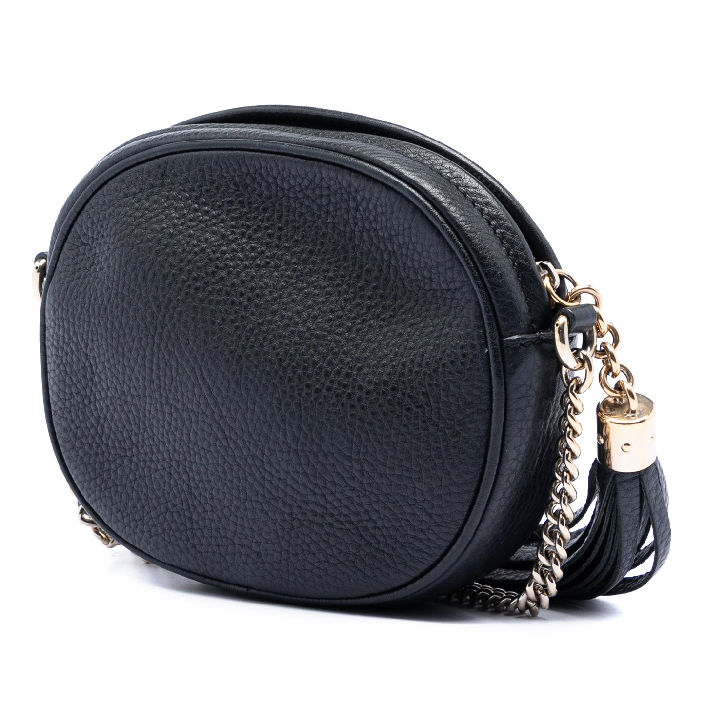 Gucci Mini Pebbled Calfskin Soho Chain Crossbody
