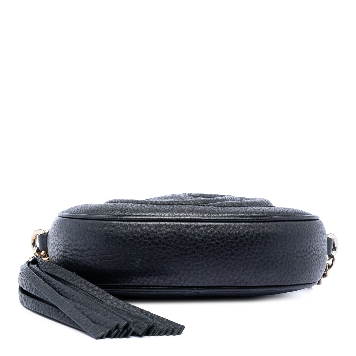 Gucci Mini Pebbled Calfskin Soho Chain Crossbody